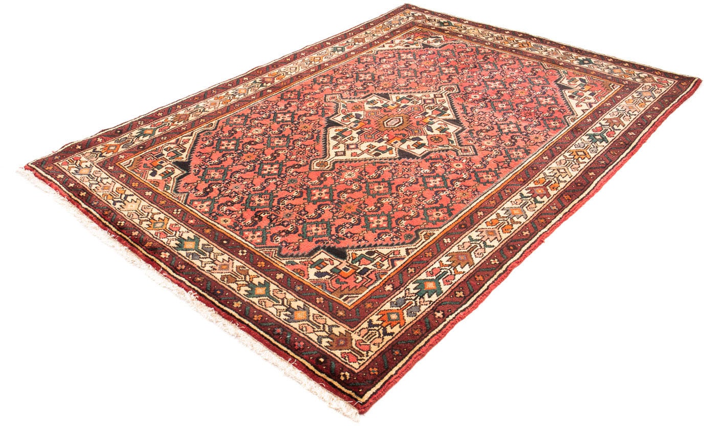 morgenland Orientteppich "Perser - Nomadic - 210 x 150 cm - rot", rechteckig, 10 mm Höhe, Wohnzimmer, Handgeknüpft, Einz