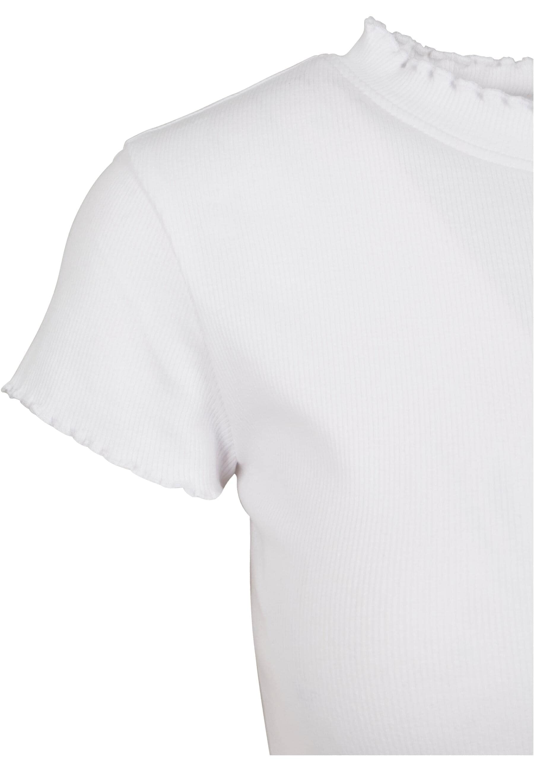URBAN CLASSICS T-Shirt »Urban Classics Damen Ladies Cropped Rib Tee«, (1 tlg.)