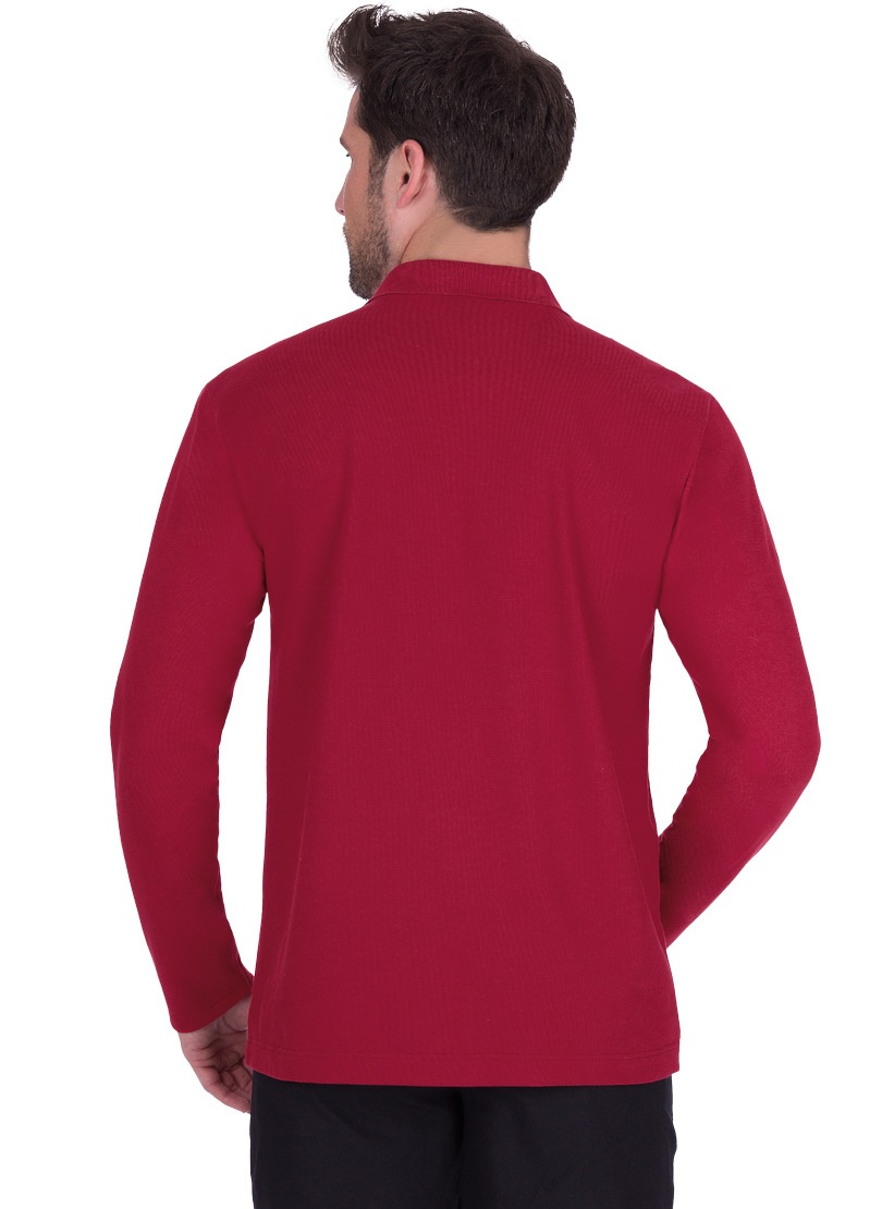 Trigema Poloshirt »TRIGEMA Langarm Poloshirt aus Biobaumwolle«, (1 tlg.)