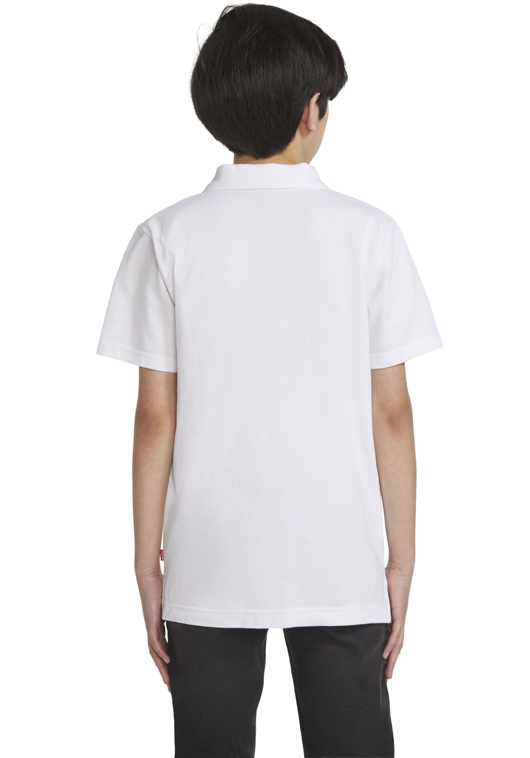 Levi's Kids Short Sleeve Polo Shirt White 10 Years 4