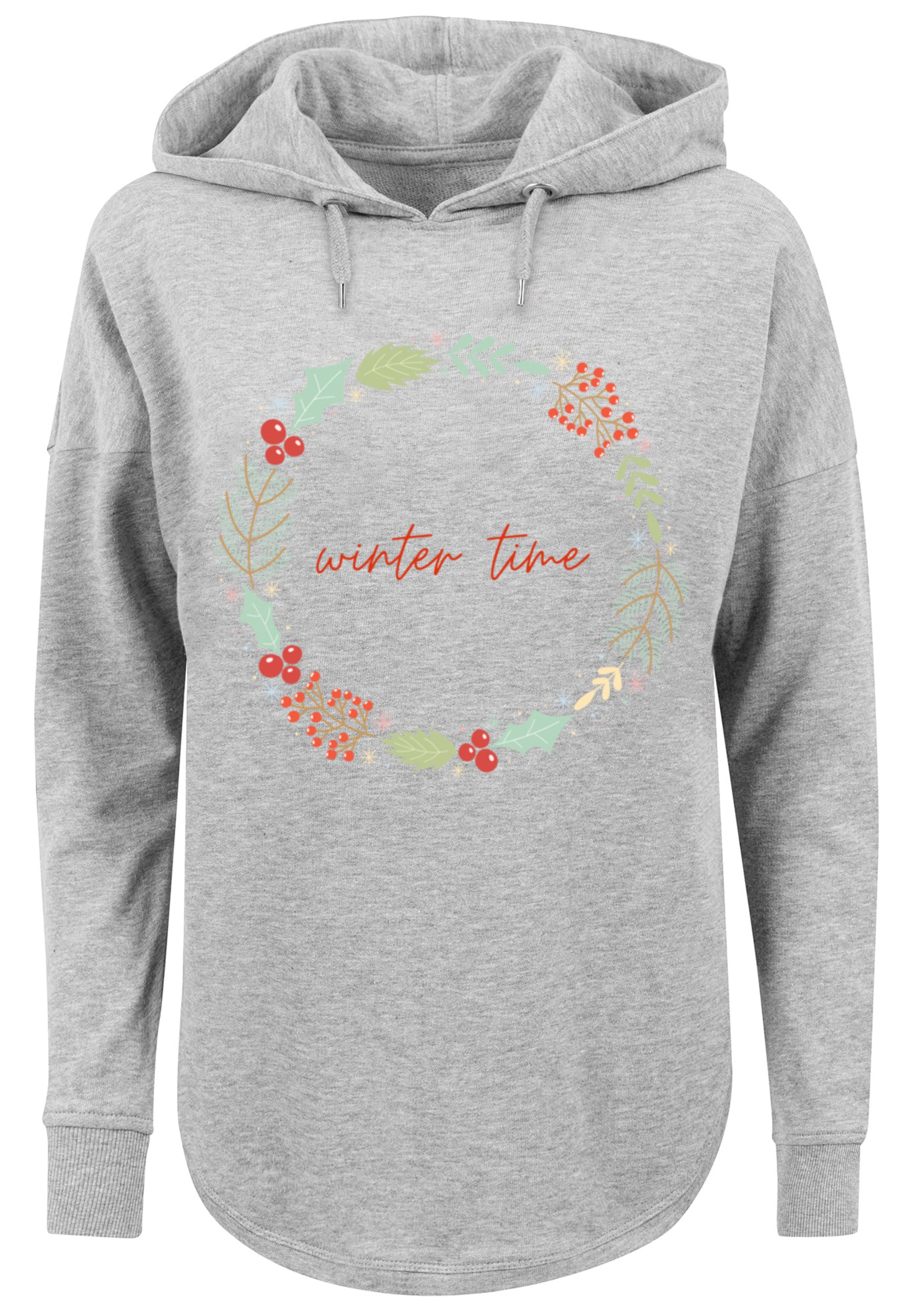 F4NT4STIC Kapuzenpullover »Winter Time«, Print
