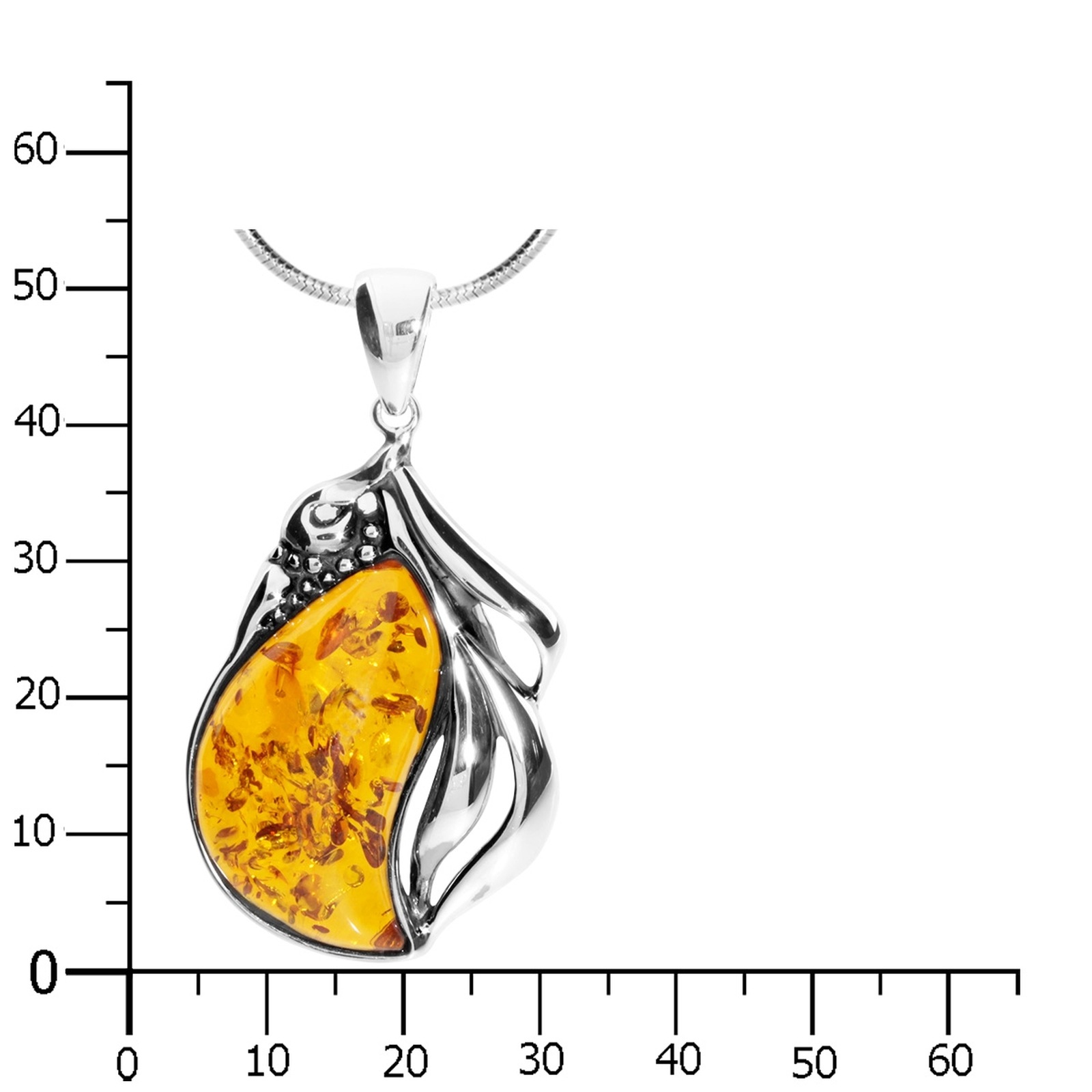 OSTSEE-SCHMUCK Kette mit Anhänger »- Janne - Silber 925/000 - Bernstein«