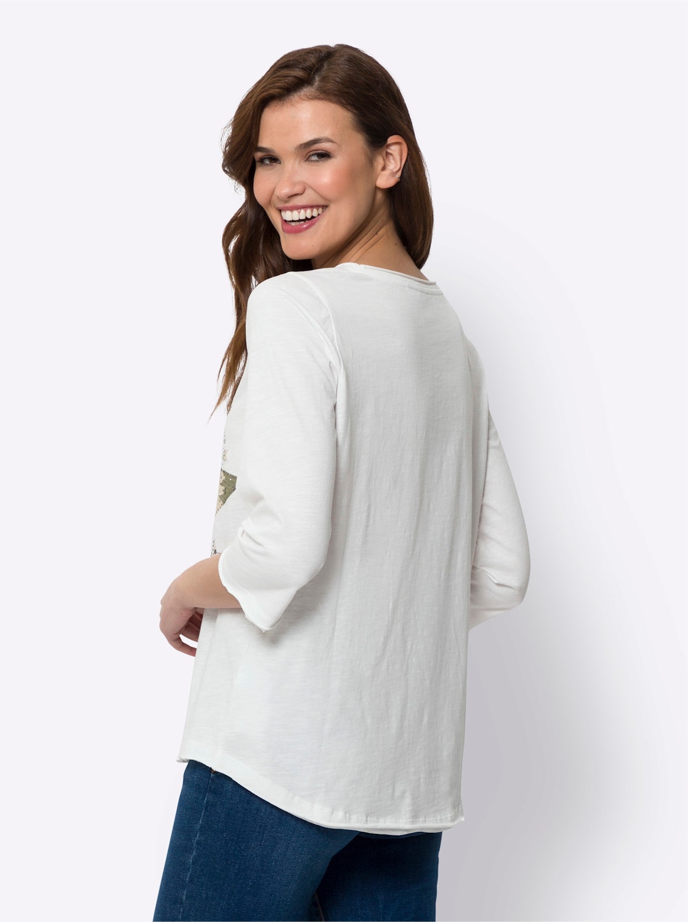 heine 3/4-Arm-Shirt »Shirt«, (1 tlg.)