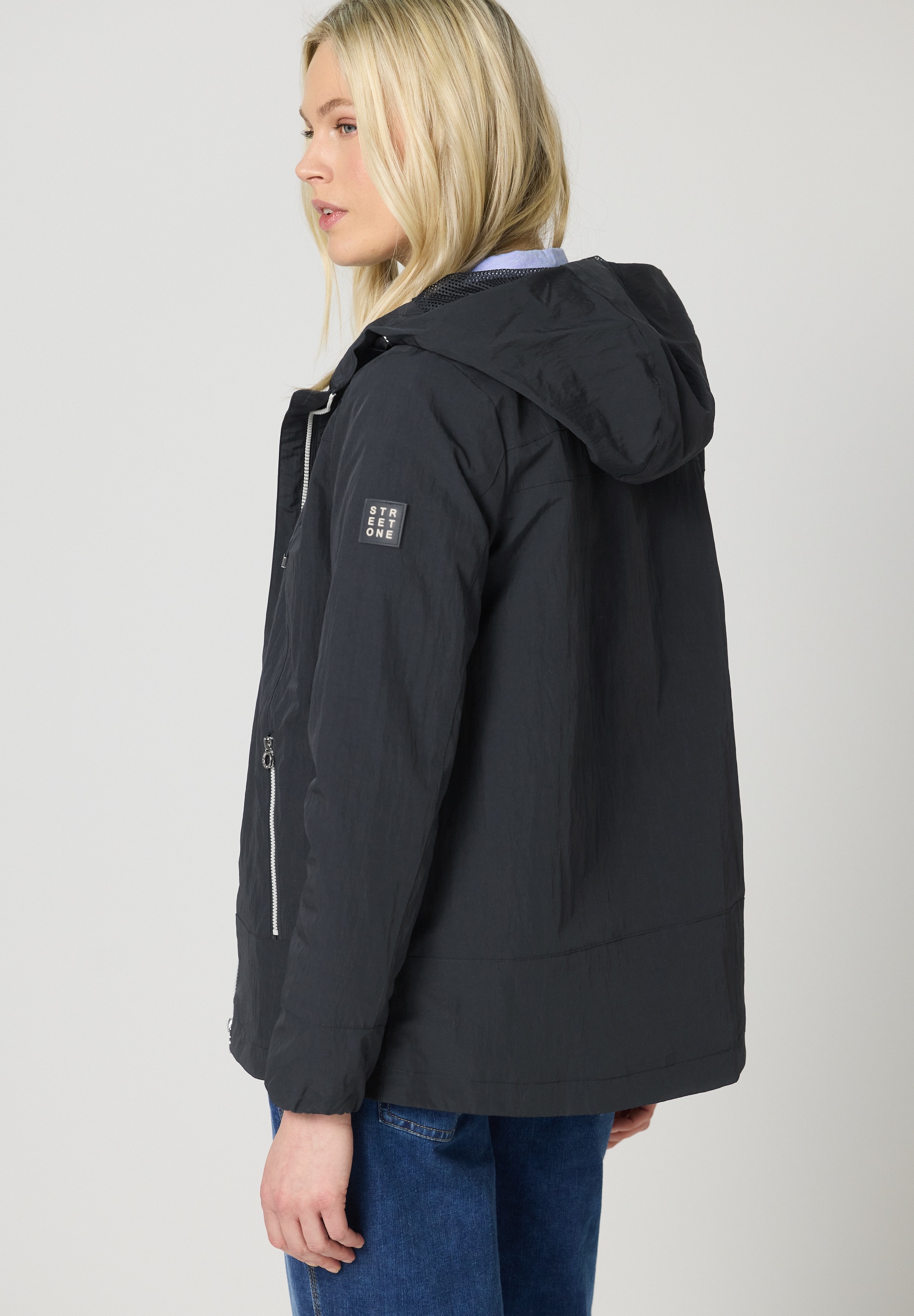 Street One Damen Windbreaker, Skyfall Blau, Gr. 44 2