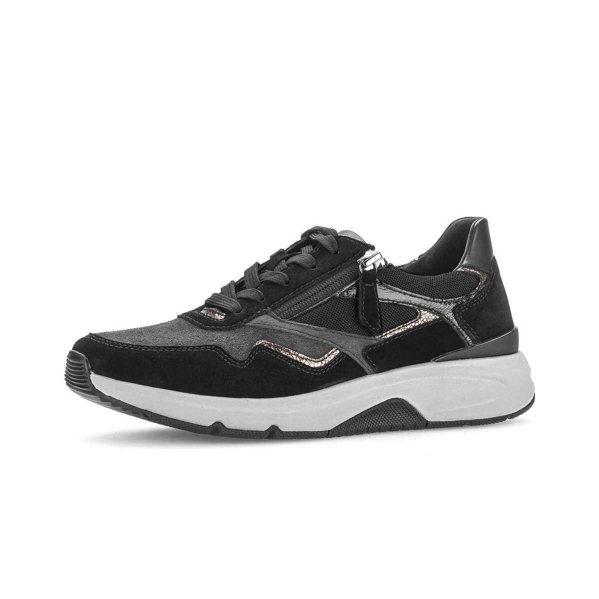 Gabor Sneaker »Sneaker low Materialmix Leder/Lederimitat«