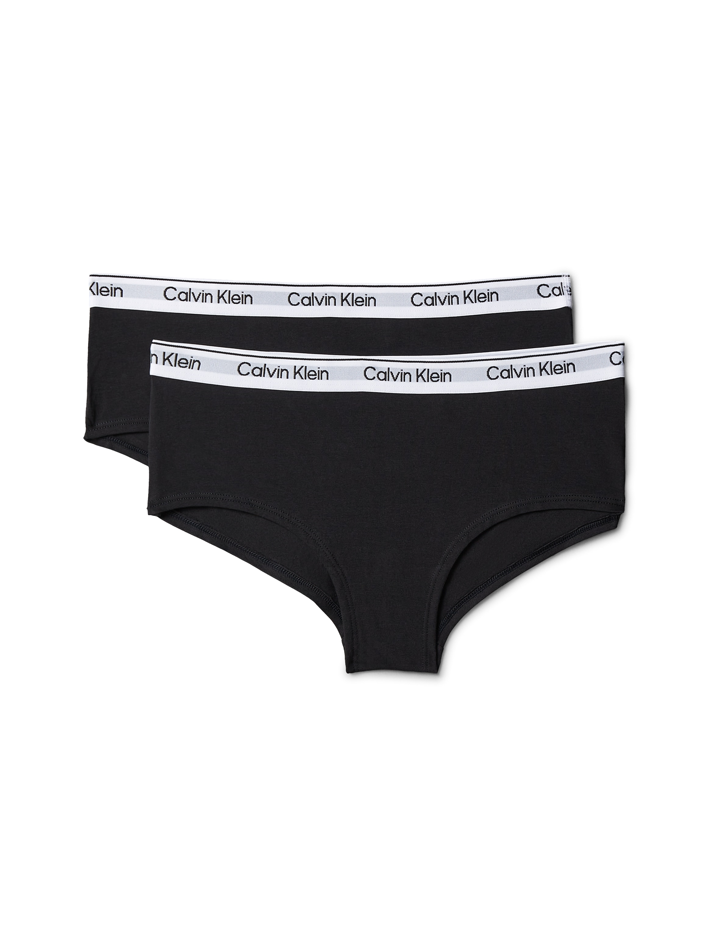 Calvin Klein Underwear Hipster "2PK SHORTY" Packung, 2er-Pack, Mit Markennamen auf dem Bund, für Kinder