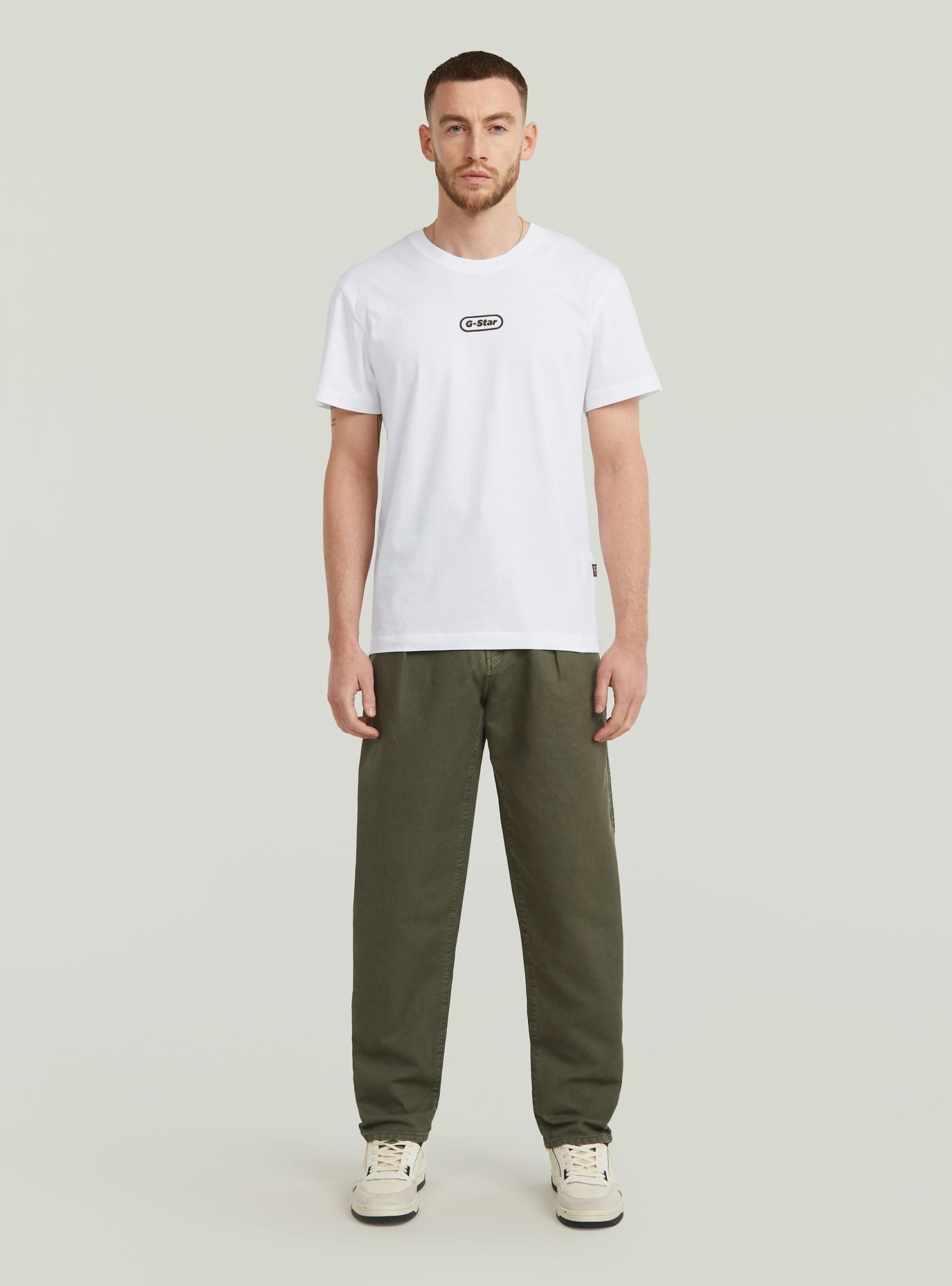 G-STAR Chinohose »Pleated Chino Relaxed Tapered«