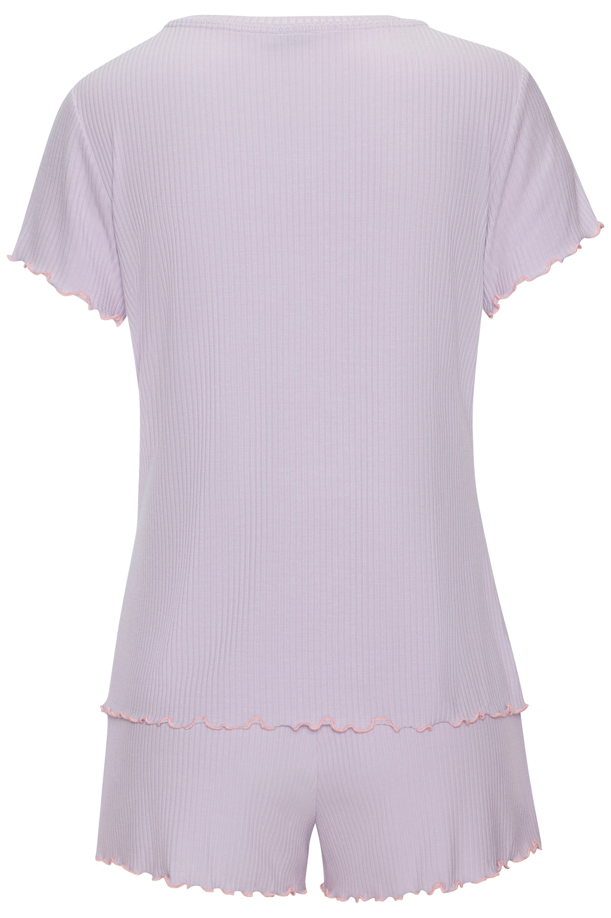 Vivance Dreams Shorty, (2 tlg.), mit süßem Babylock-Saum