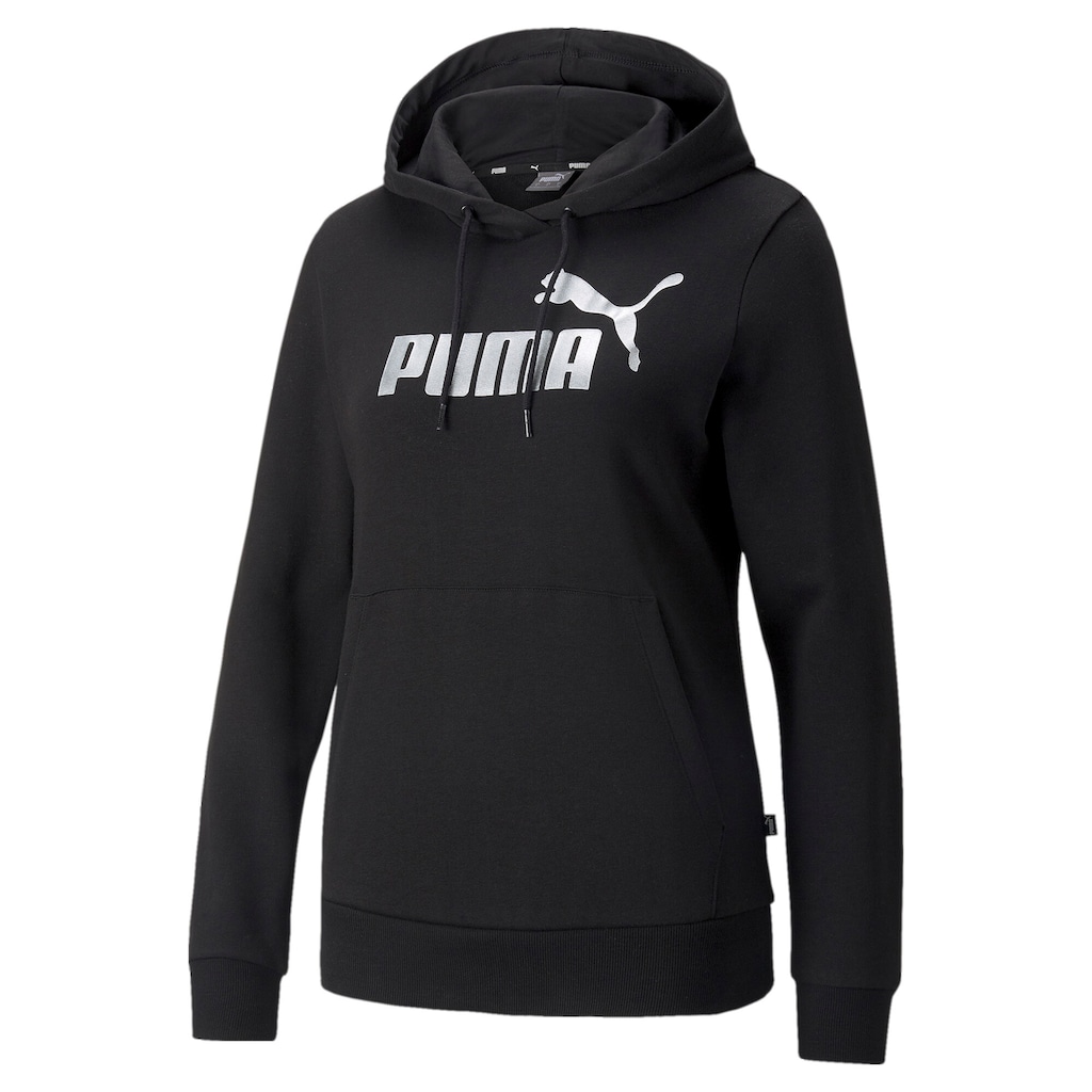 PUMA Kapuzensweatshirt »ESS+ METALLIC LOGO HOODIE TR«