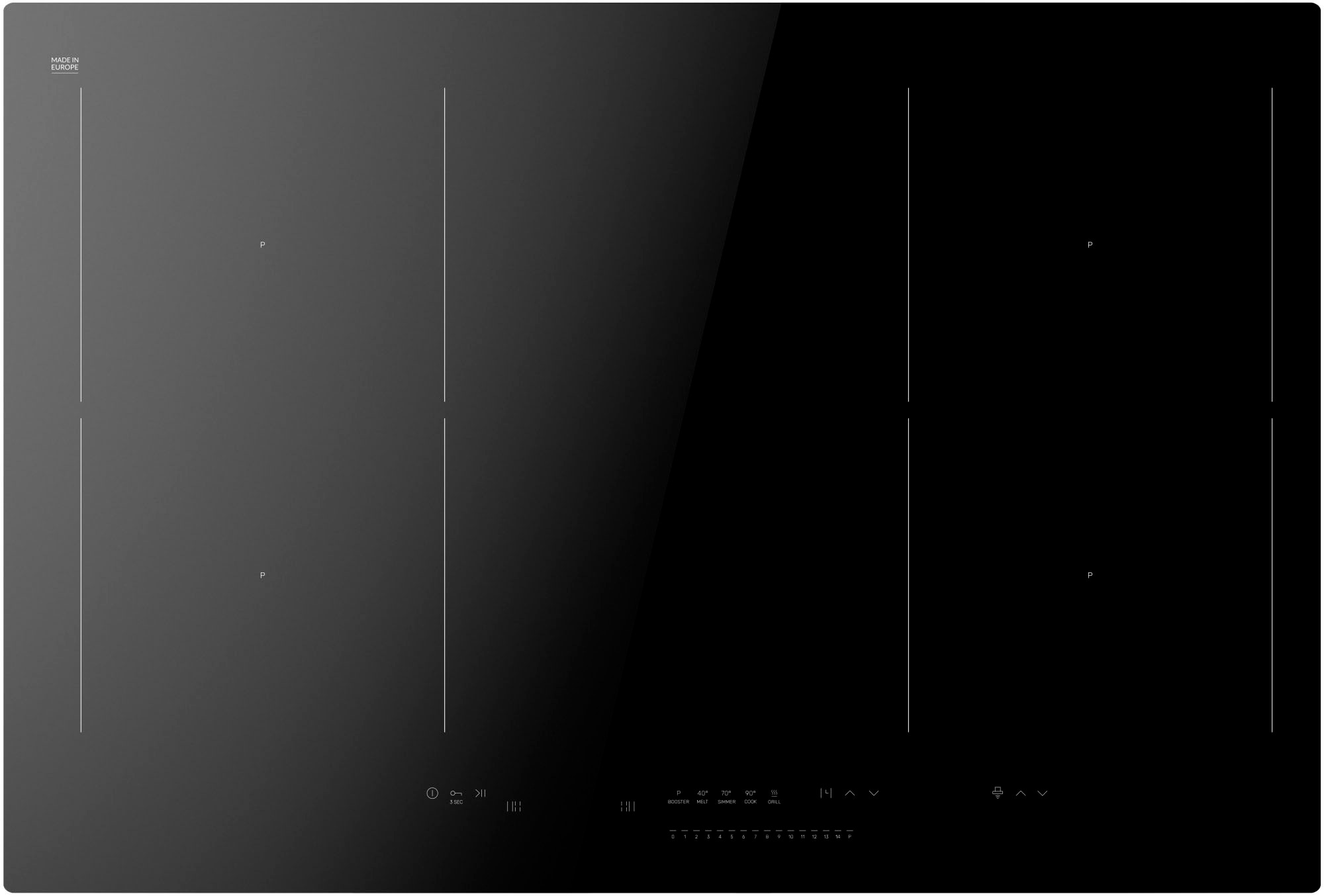 Amica Induktions-Kochfeld "KMI 773 780 C HC" Viel Platz und schnelle Hitze günstig online kaufen
