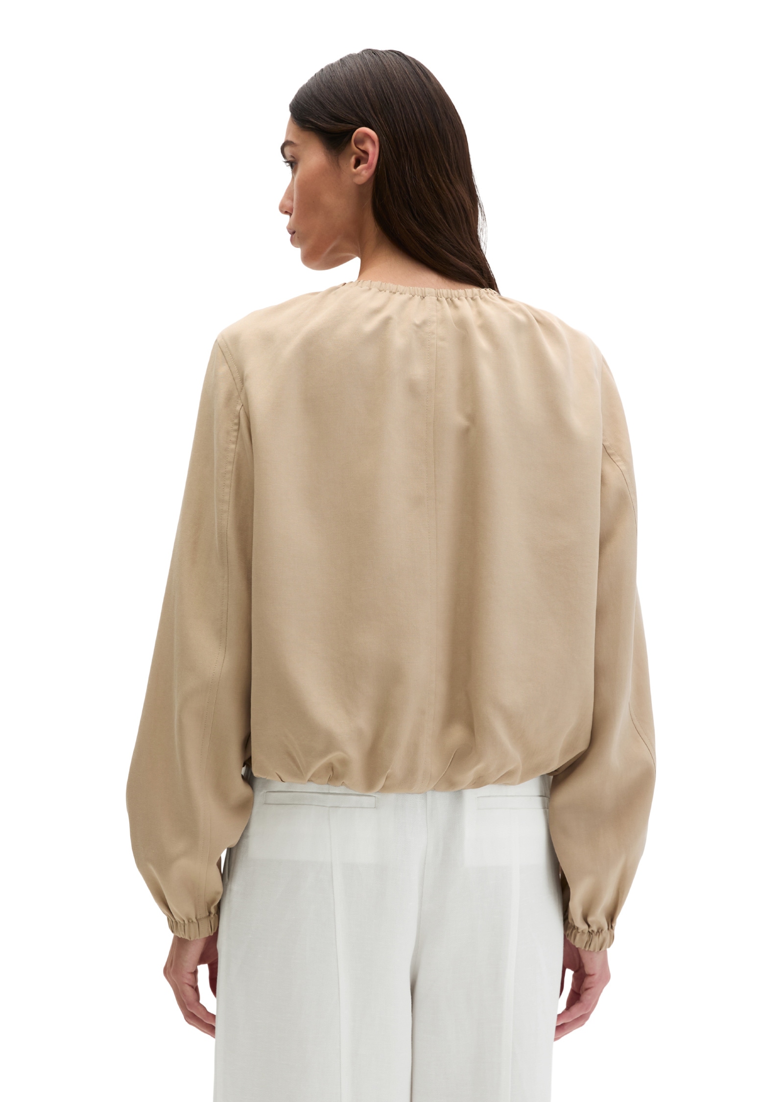 Marc O'Polo Kurzjacke »aus TENCEL™ Lyocell« ohne Kapuze