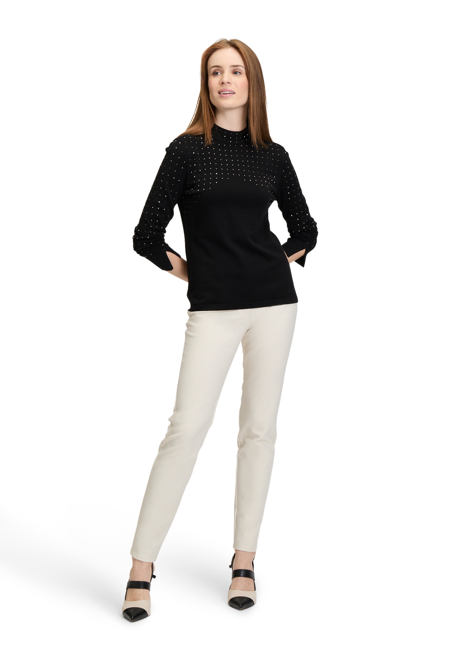 Betty Barclay Strickpullover »Betty Barclay Feinstrickpullover mit Strass«, (1 tlg.), limited edition