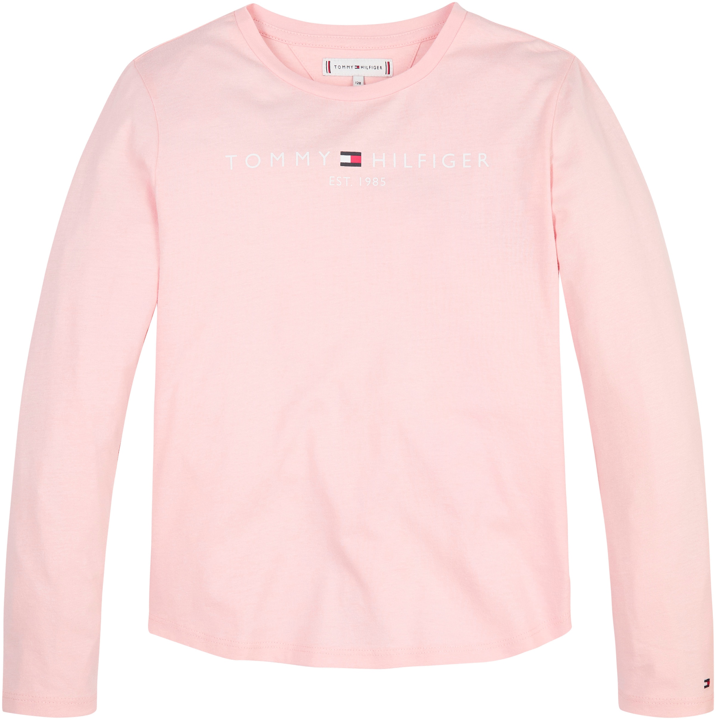 Tommy Hilfiger Langarmshirt »ESSENTIAL TEE L/S«, mit Tommy Hilfiger Logo-Schriftzug