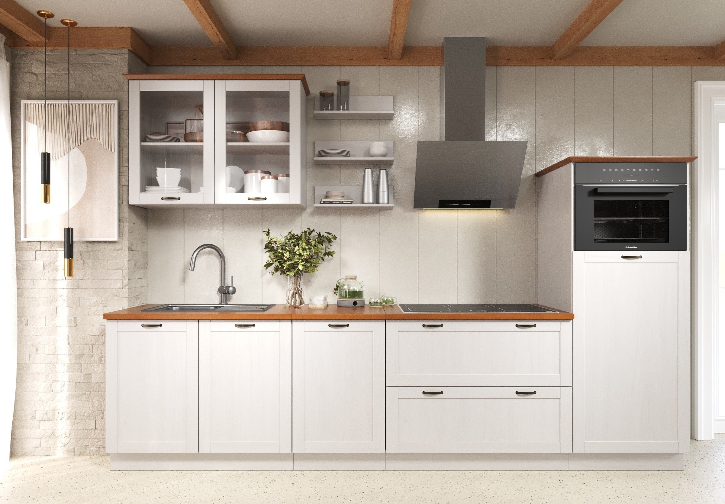 Home affaire Unterschrank "Teramo" Breite 100 cm, 2 Schubkästen günstig online kaufen