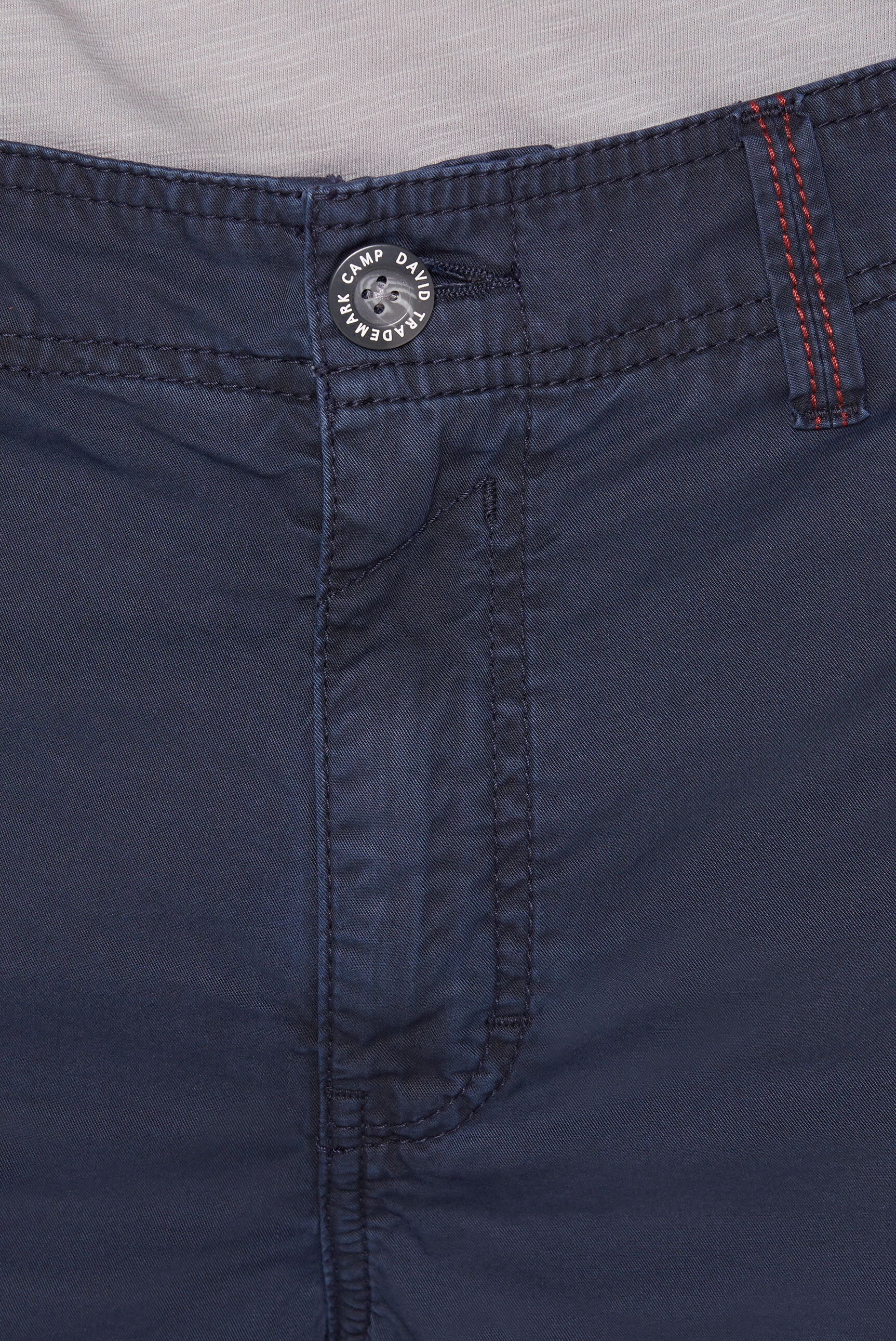 CAMP DAVID Shorts, mit Bindeband am Saum