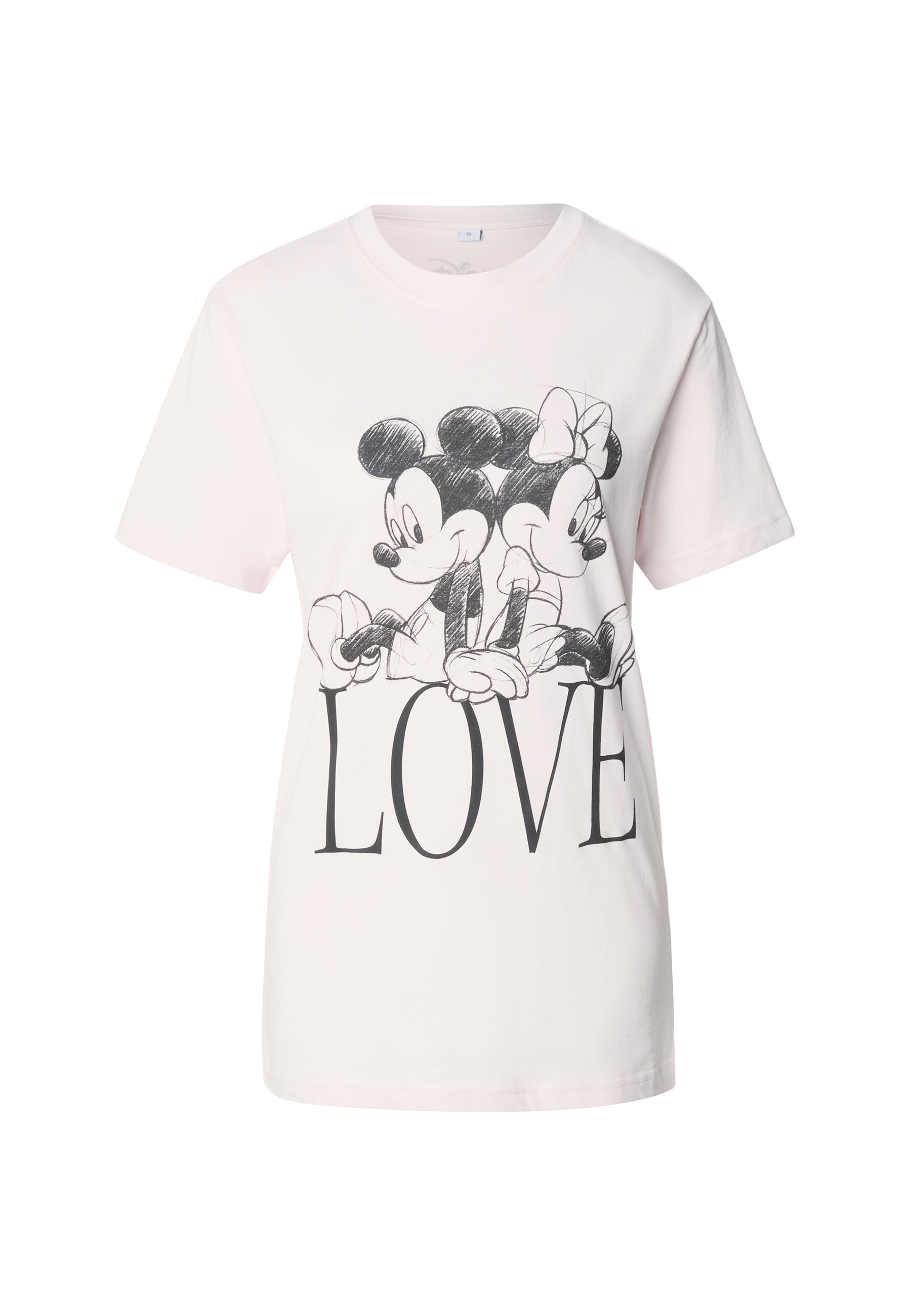 Merchcode Kurzarmshirt "Merchcode Damen Ladies Minnie Loves Mickey Tee" 1 S günstig online kaufen