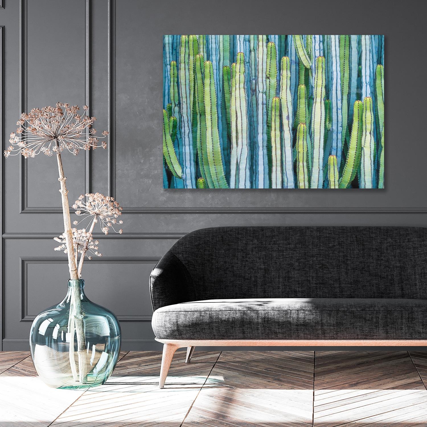 queence Leinwandbild "Cactus" Pflanzen  Pflanzenbilder 1 Stk. tlg. mit sehr günstig online kaufen