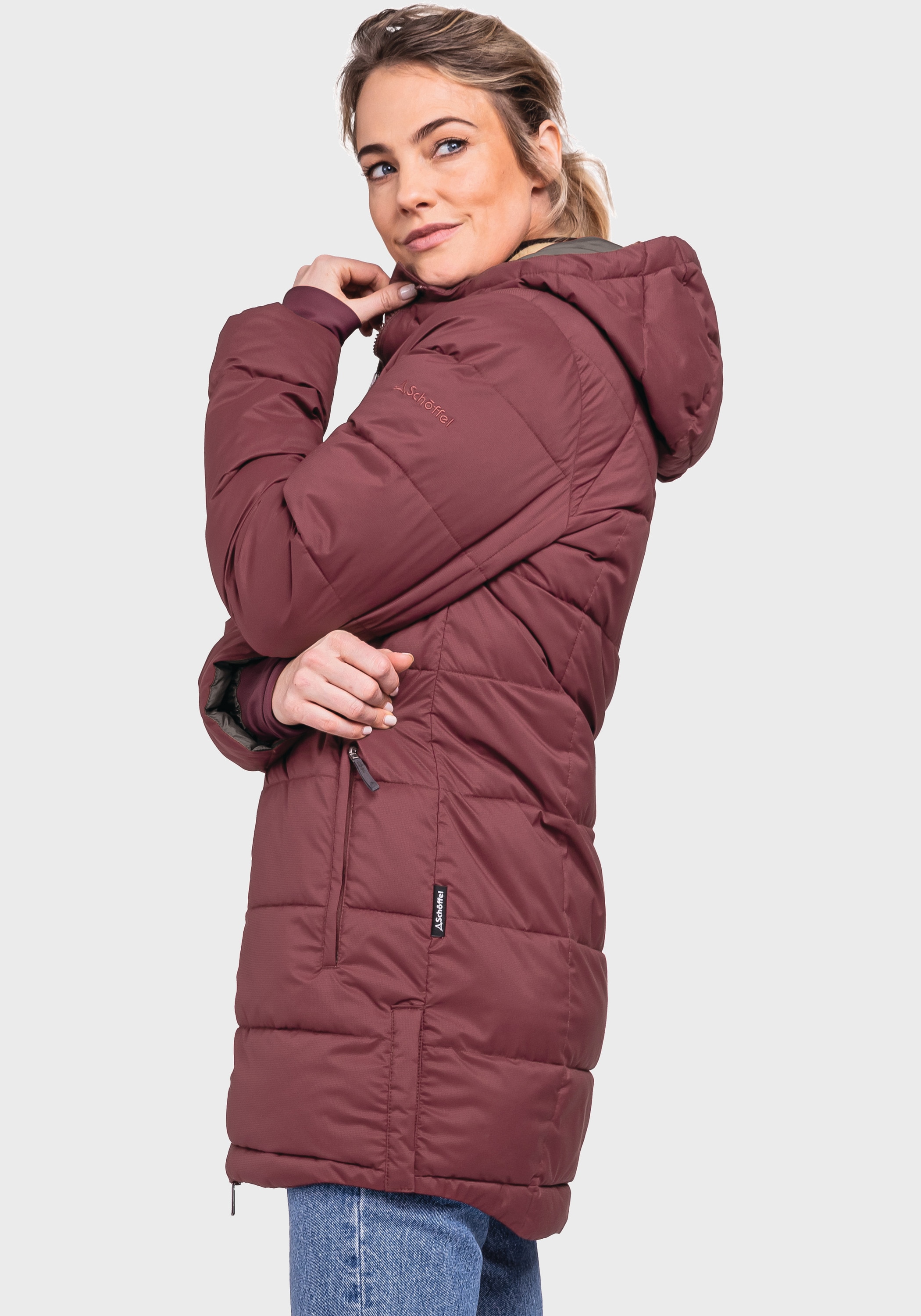 Schöffel Parka »Insulated Parka Boston L«, mit Kapuze