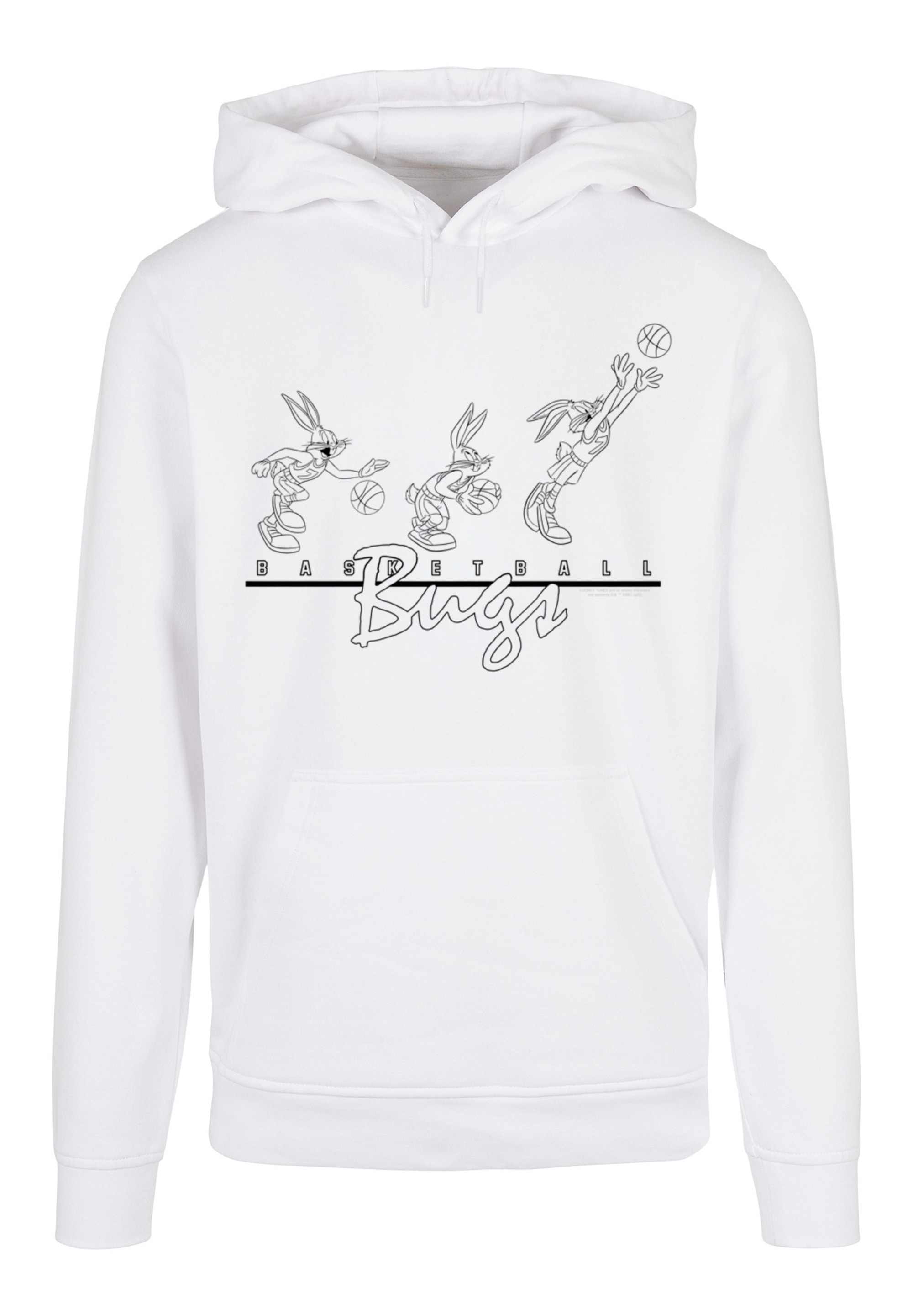 F4NT4STIC Kapuzenpullover »Looney Tunes Basketball Bugs«, Print