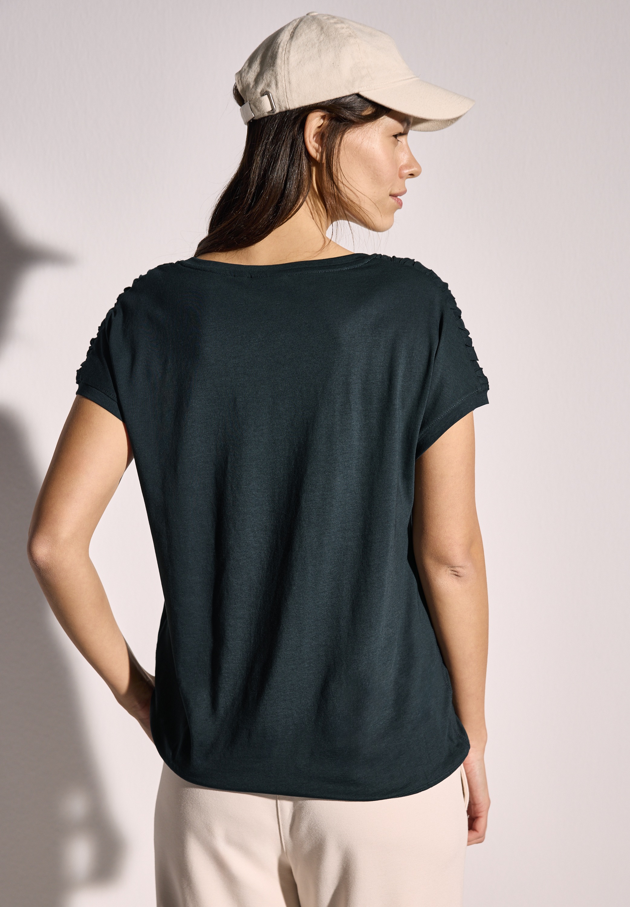 Cecil T-Shirt, mit Tunnelzug am Saum