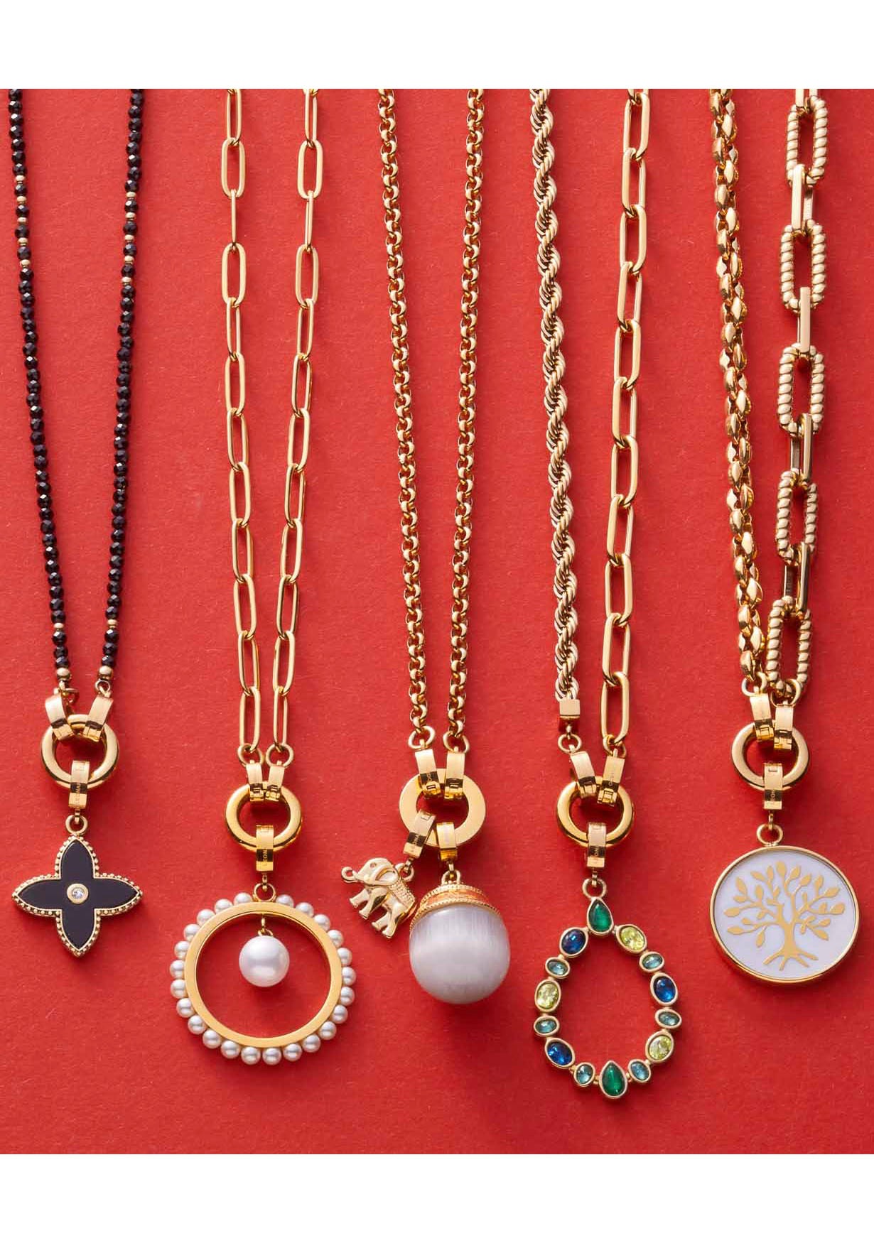 LEONARDO Romea Clip&Mix Necklace Gold 50 3