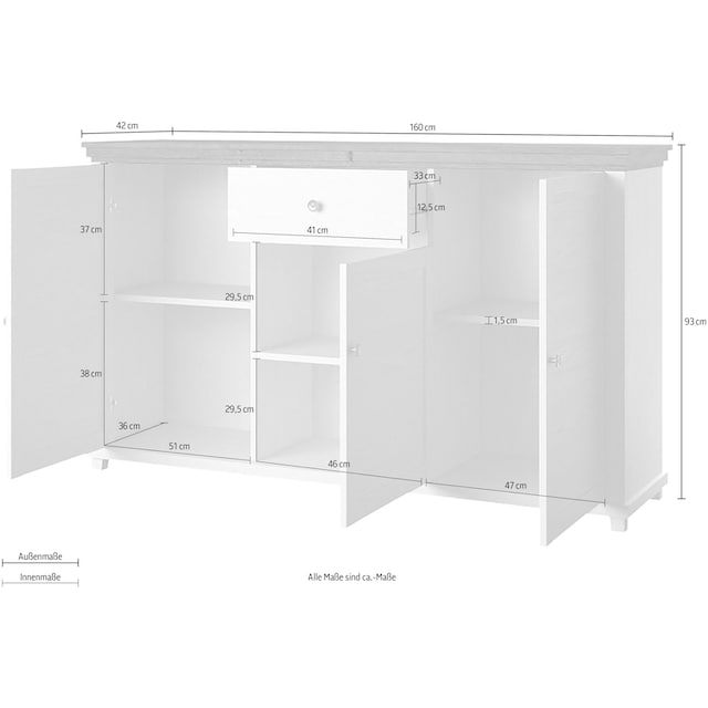 Helvetia Sideboard »EVORA« | BAUR