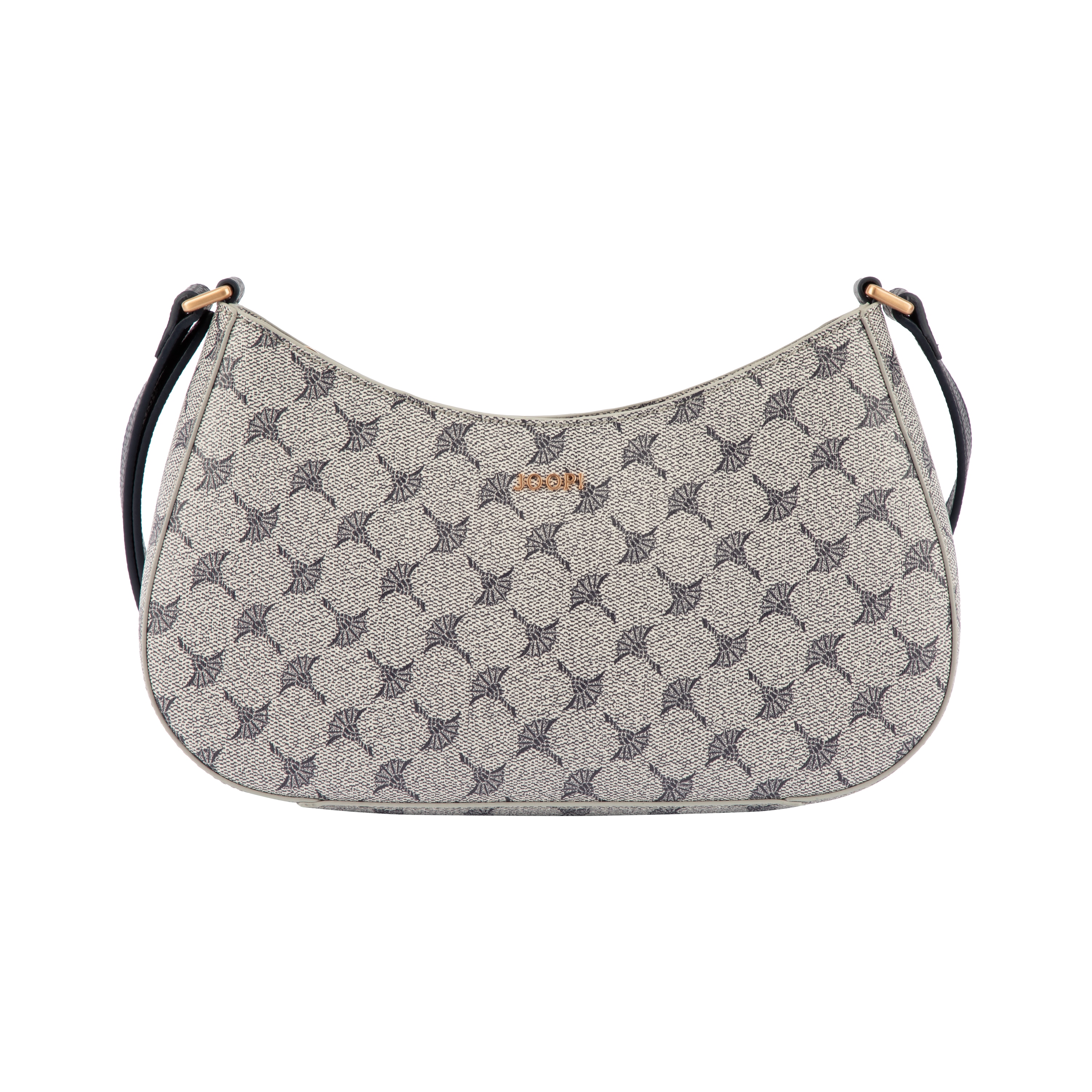 JOOP Schultertasche "mazzolino brooke shoulderbag mhz" Damen Handtasche mit Muster und Kontrastbesatz