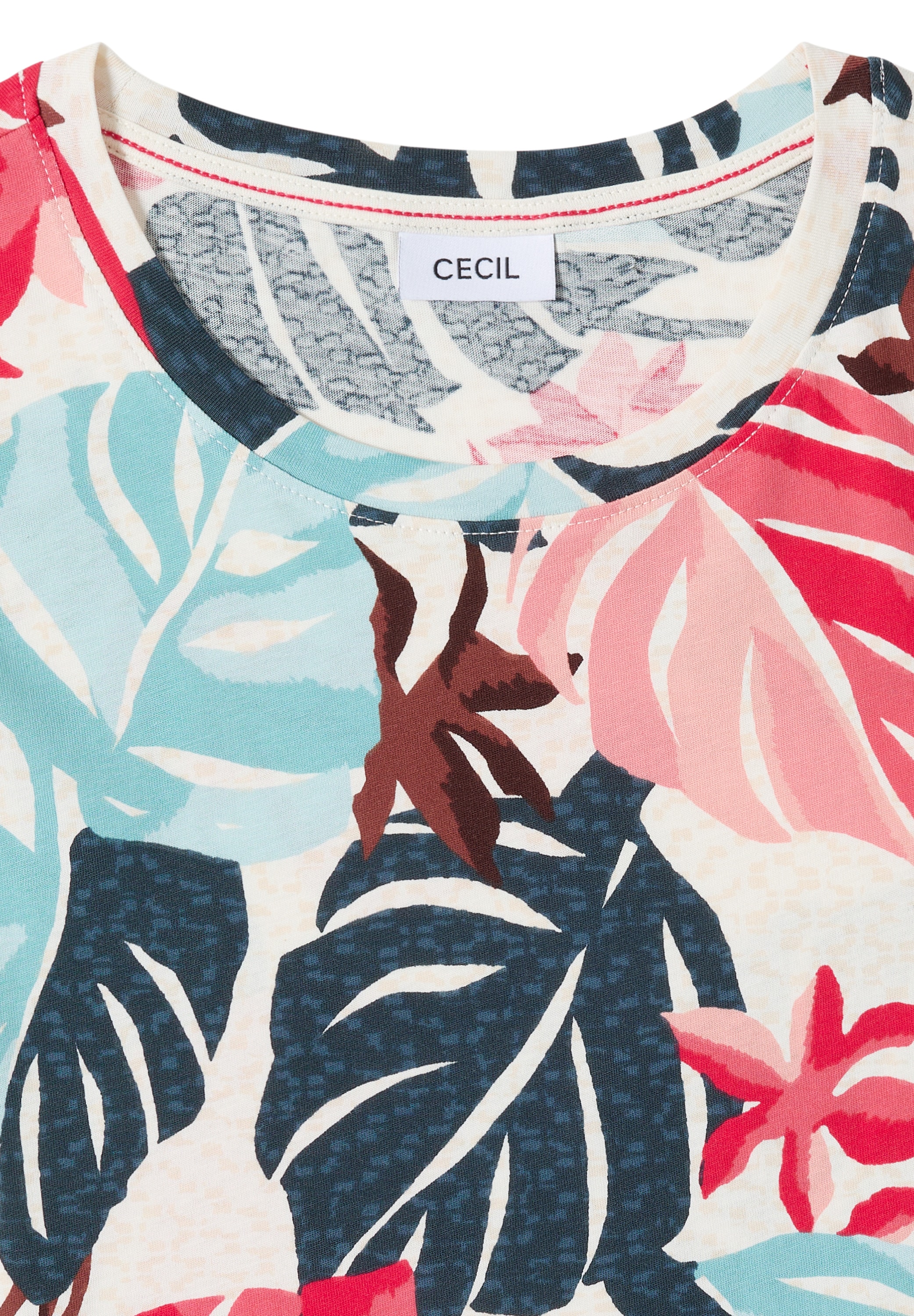 Cecil T-Shirt aus reiner Baumwolle