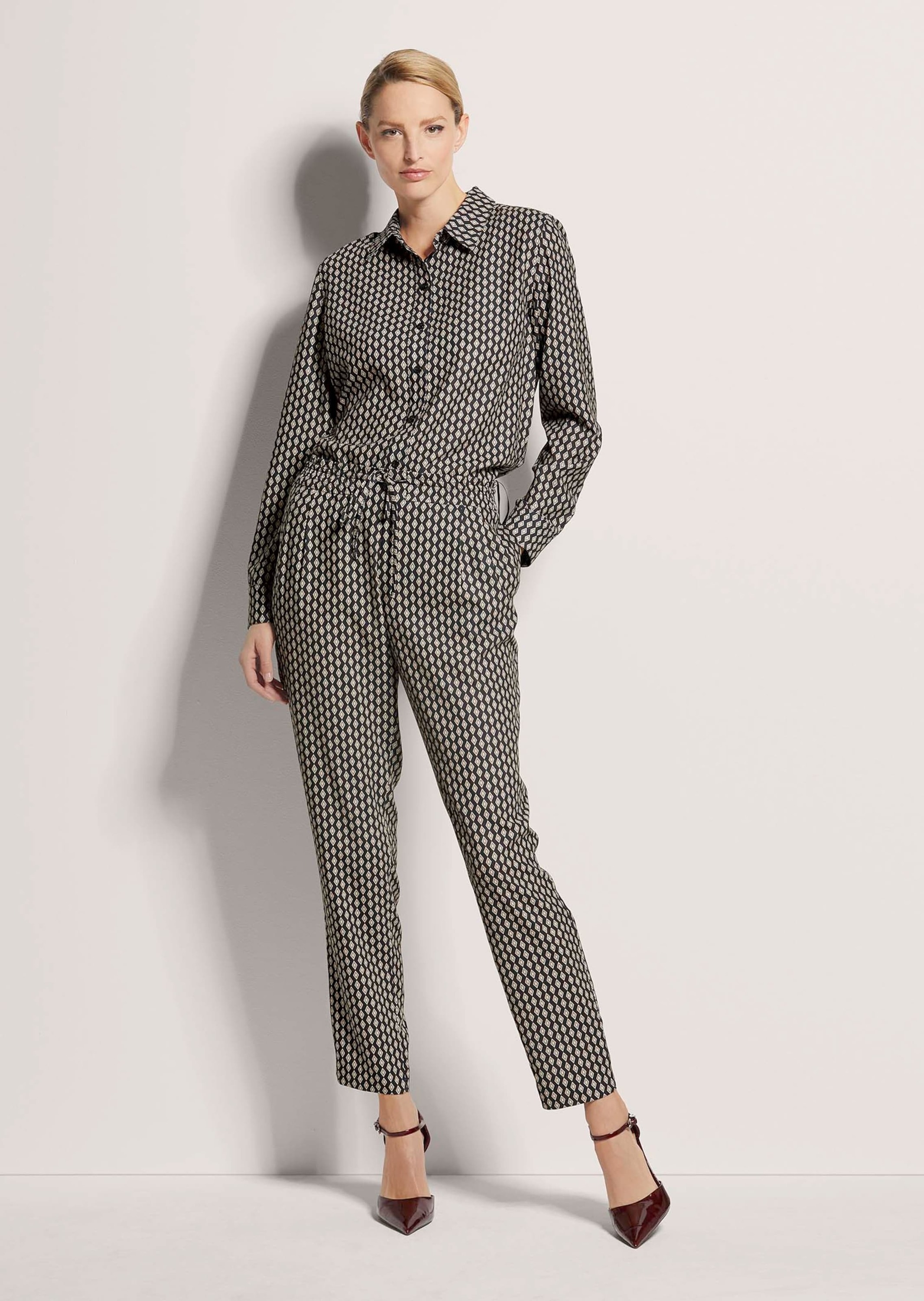 MADELEINE Stoffhose »Druckhose Elegante Hose aus fließender Qualität«