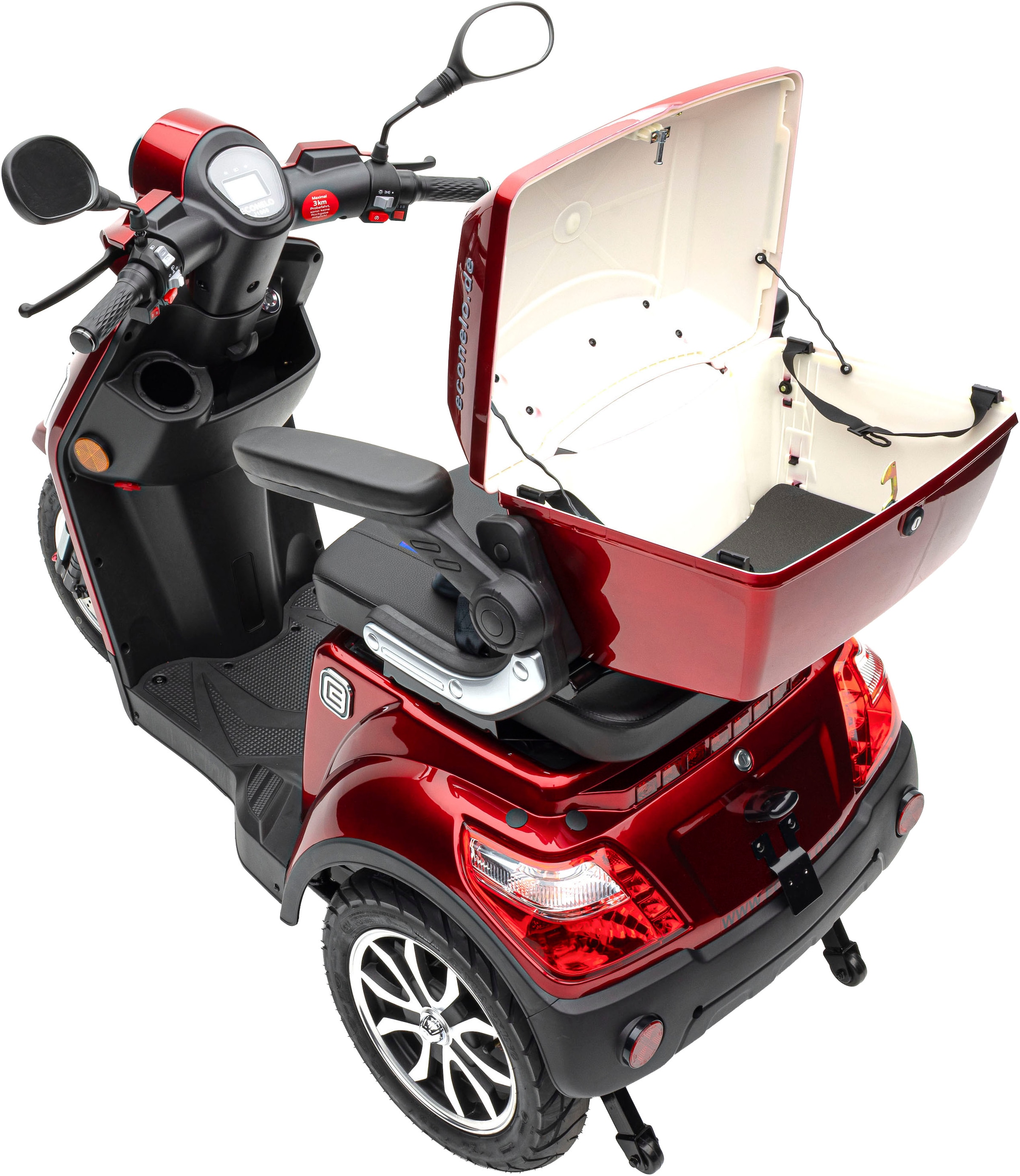 ECONELO Elektromobil »Seniorenmobil P1000, Lithium-Akku, 25 km/h, 1000 Watt« 1.000 W 25 km/h