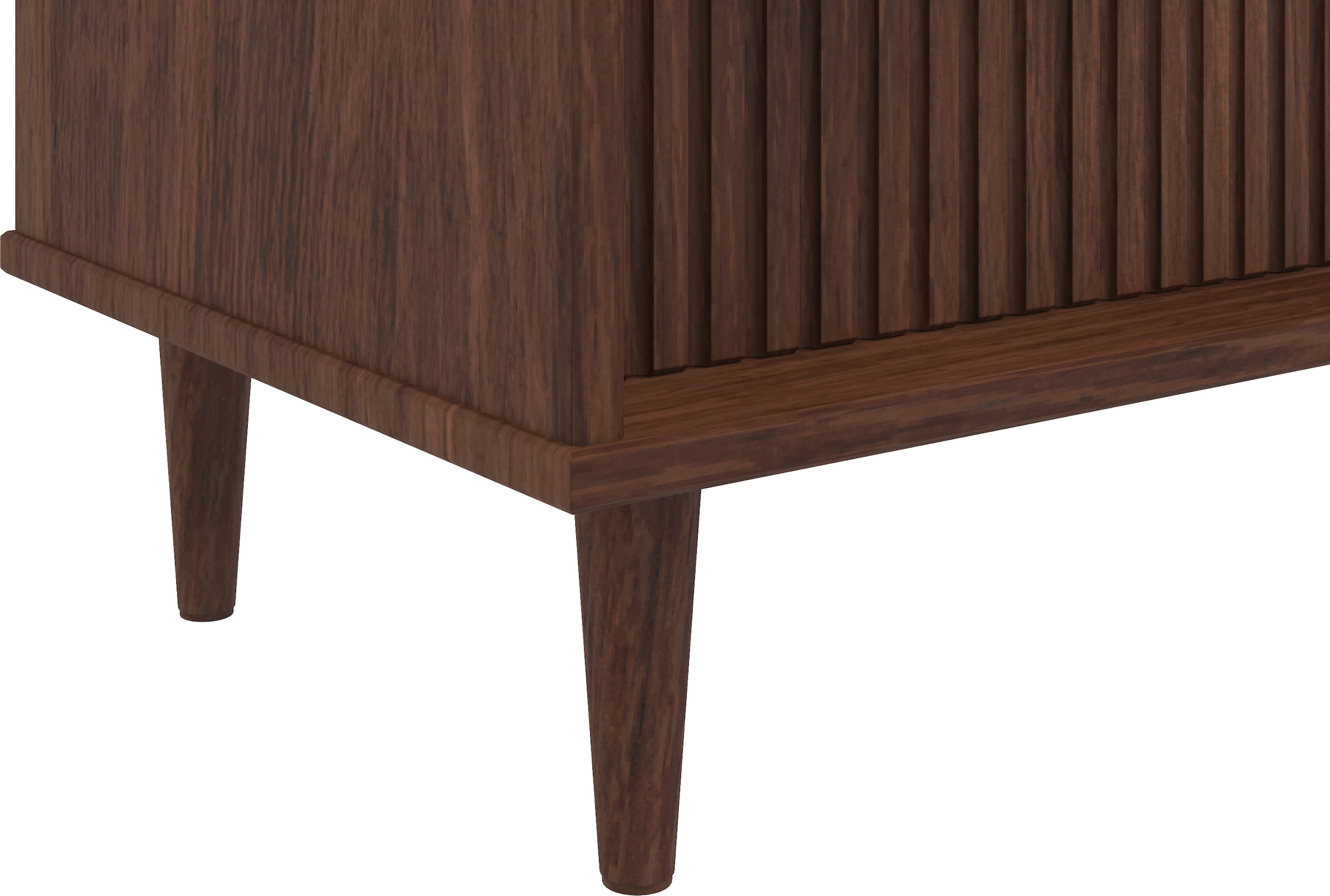 INOSIGN Sideboard »Malmedy Front mit gefrästen Rillen«, Kommode aus massivem Kiefernholz, Push-to-open, Breite 160 cm
