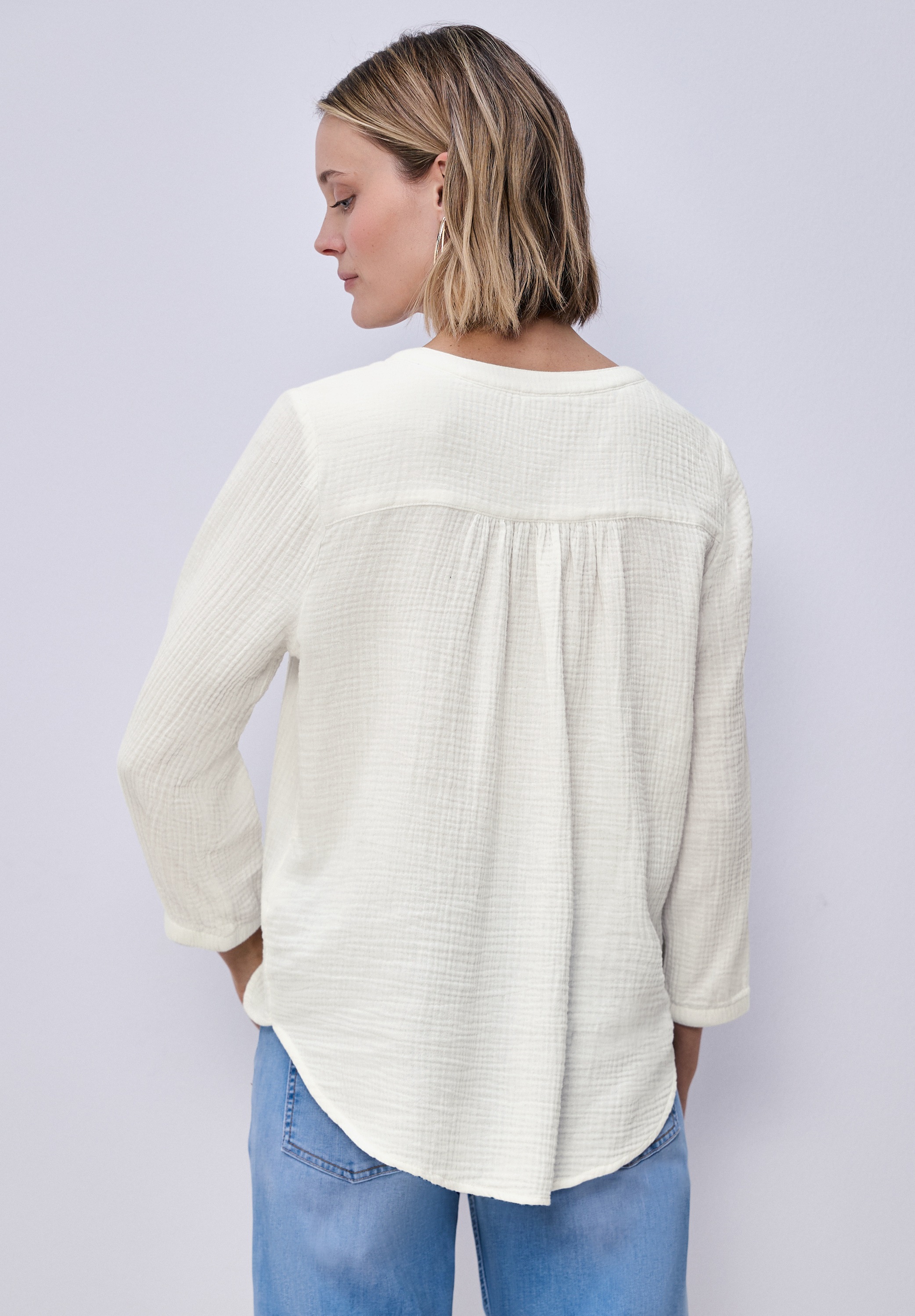 Street One Shirt Blouse White 44 4