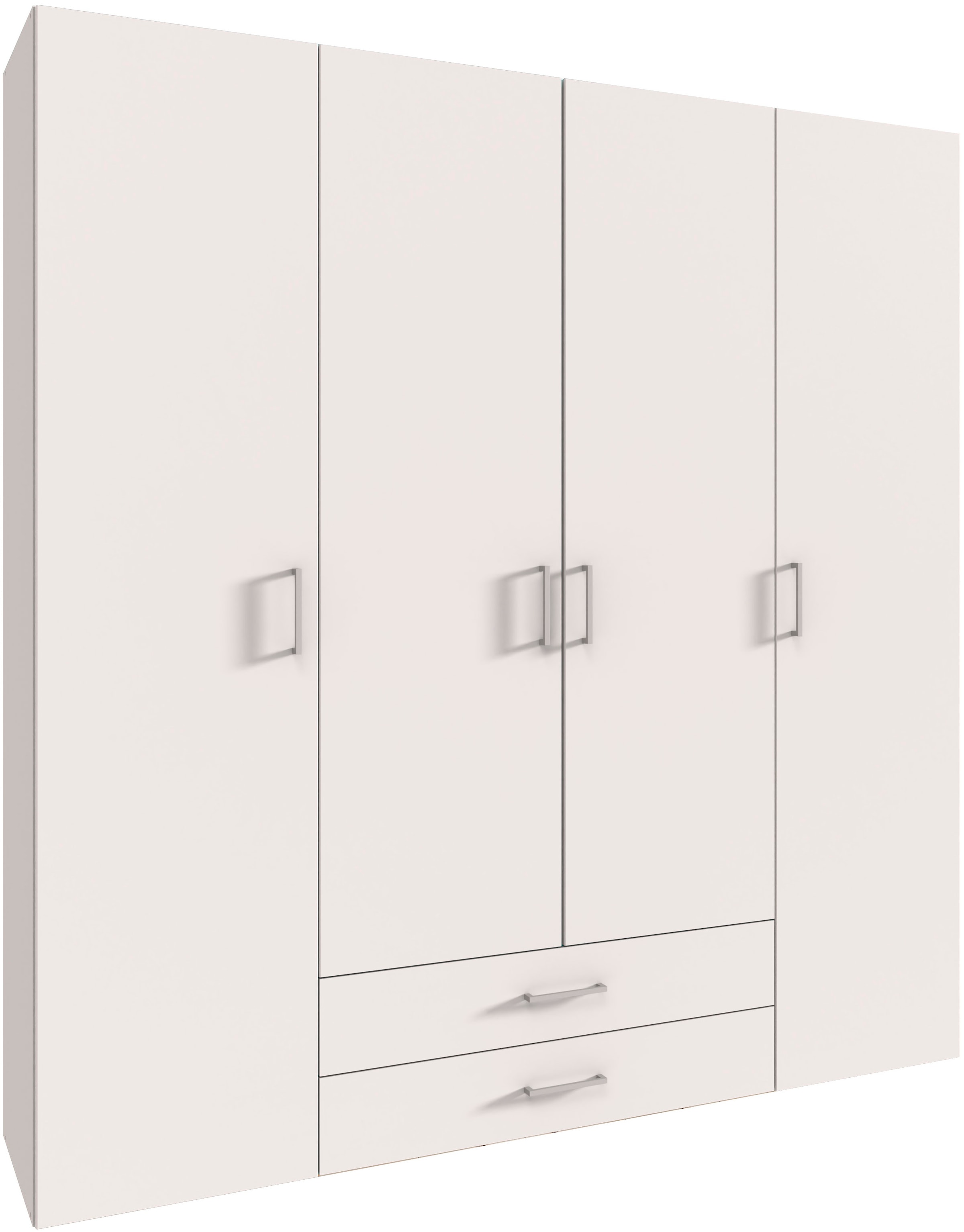 Wimex Drehtürenschrank "Mugano" mit langen oder kurzen Griffen aus Metall, günstig online kaufen