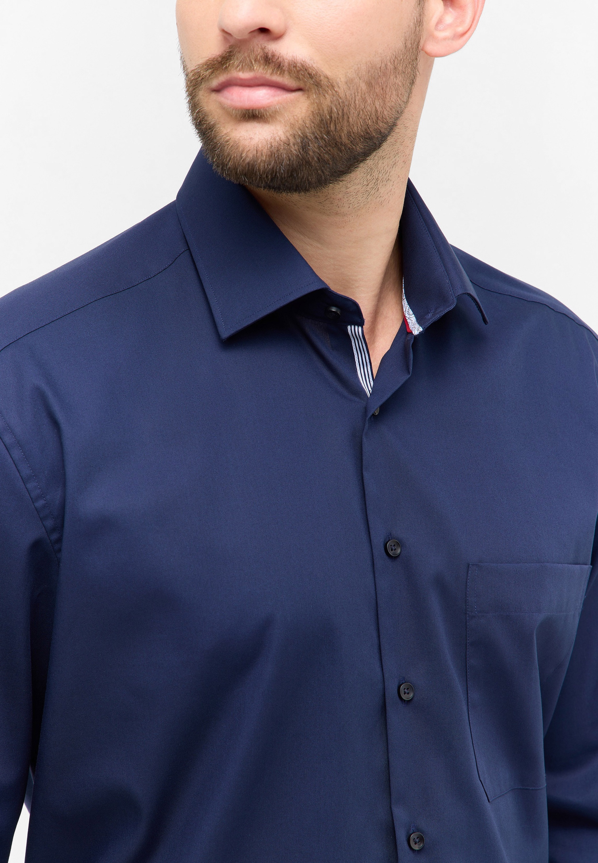 Thumbnail - Eterna Langarmhemd "COMFORT FIT" NON IRON (bügelfrei)