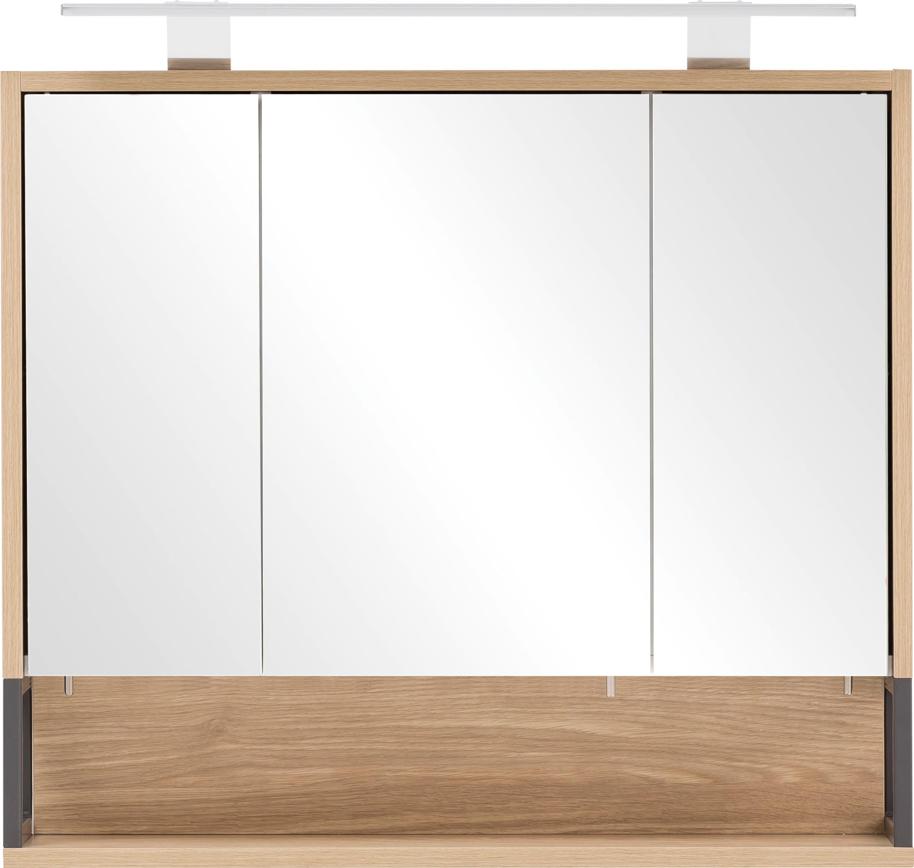 Schildmeyer Spiegelschrank "Limone", Breite 70 cm, 3-türig, LED-Beleuchtung günstig online kaufen