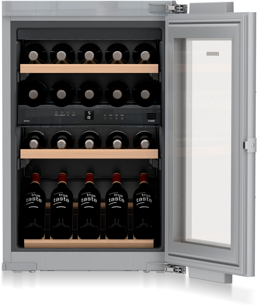 Liebherr Einbauweintemperierschrank »EWTdf 1653 Vinidor«, für 30 St. Standardflaschen á 075l, FreshAir-Aktivkohlefilter, Kindersicherung