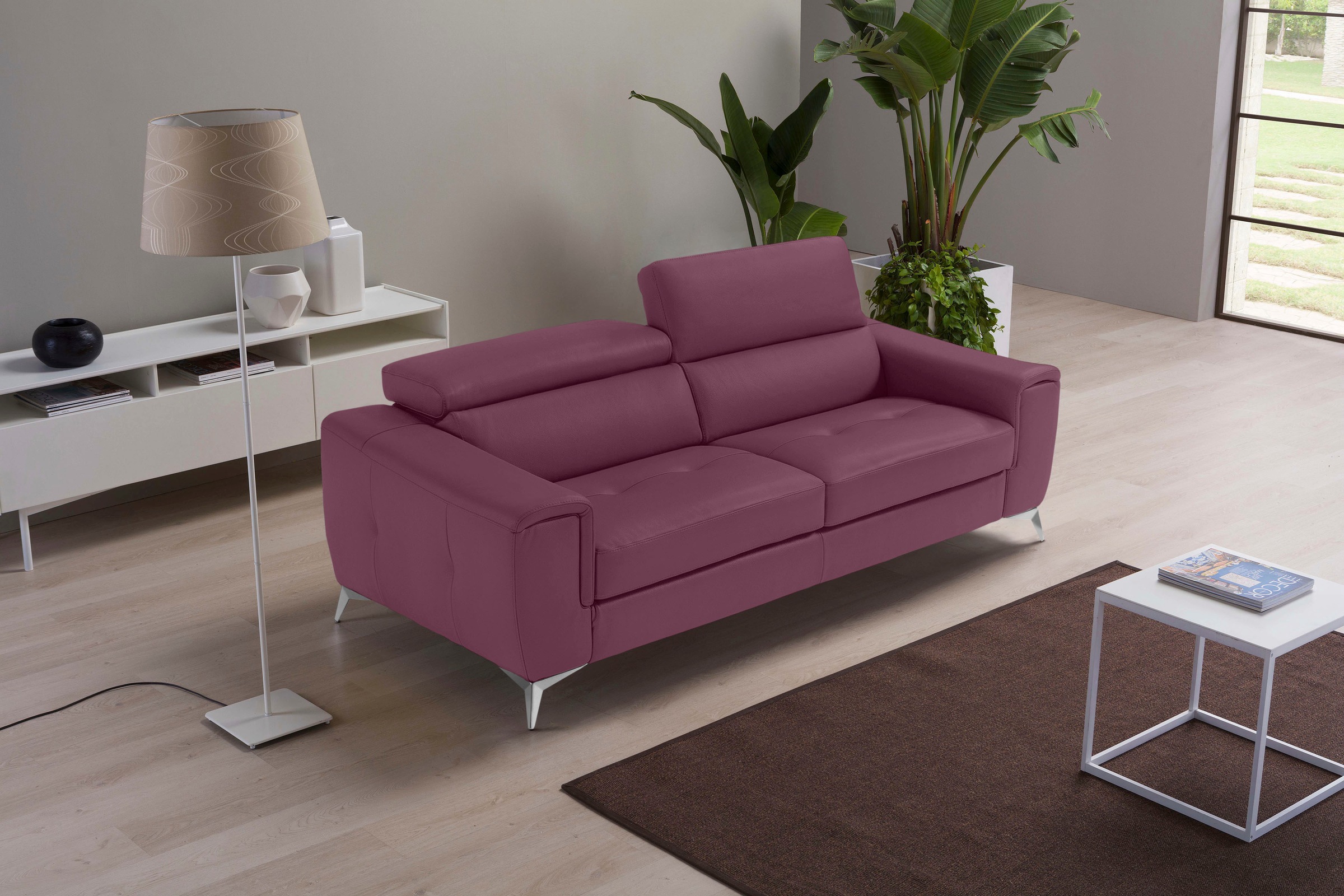 Egoitaliano 2,5-Sitzer "Francine, Designsofa, Loungesofa", Kopfteile manuel günstig online kaufen