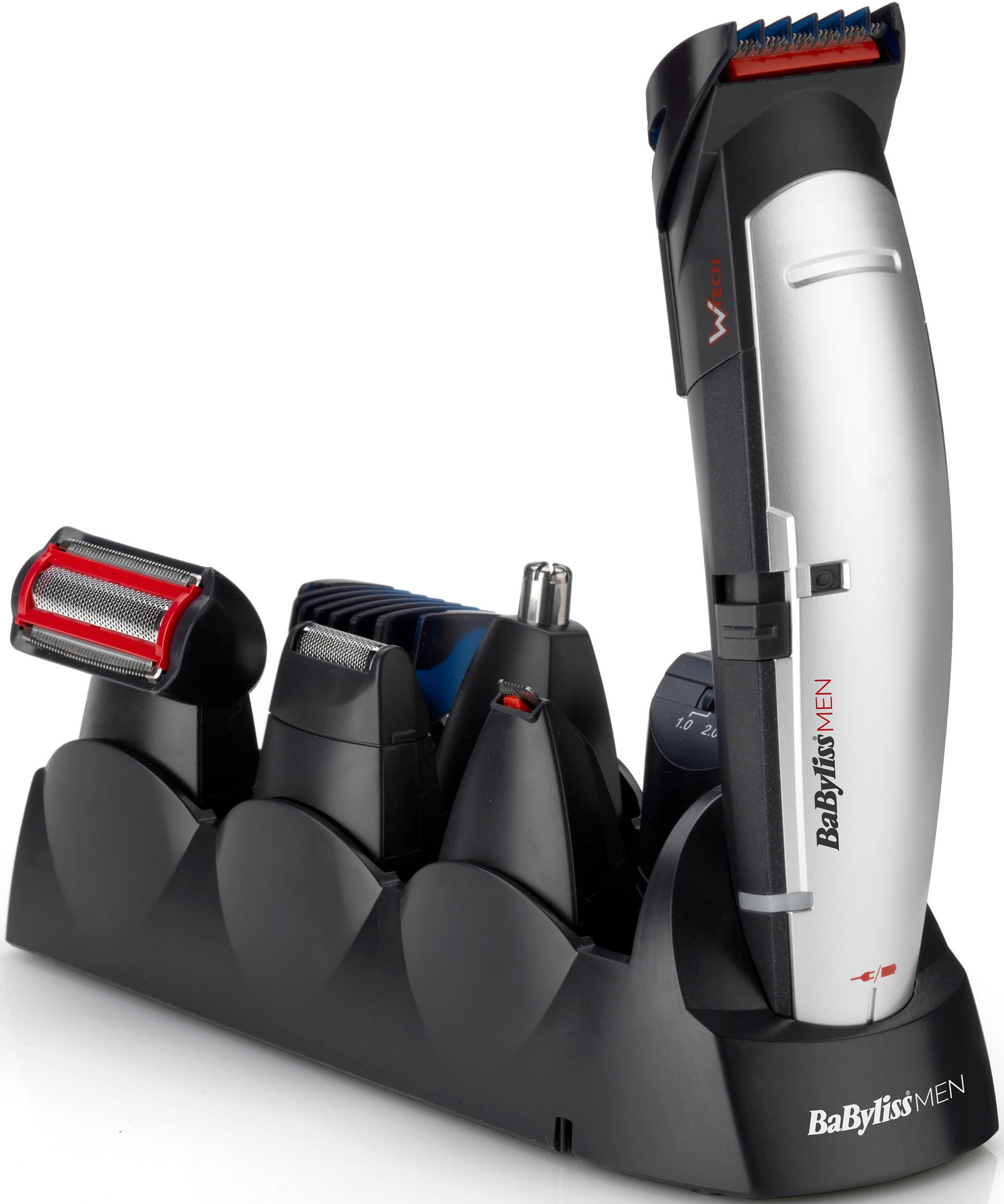 BaByliss Multifunktionstrimmer »E837E MEN für 5 | Kopf, BAUR X-10«, Set Gesicht Multigrooming bestellen Aufsätze, & Körper