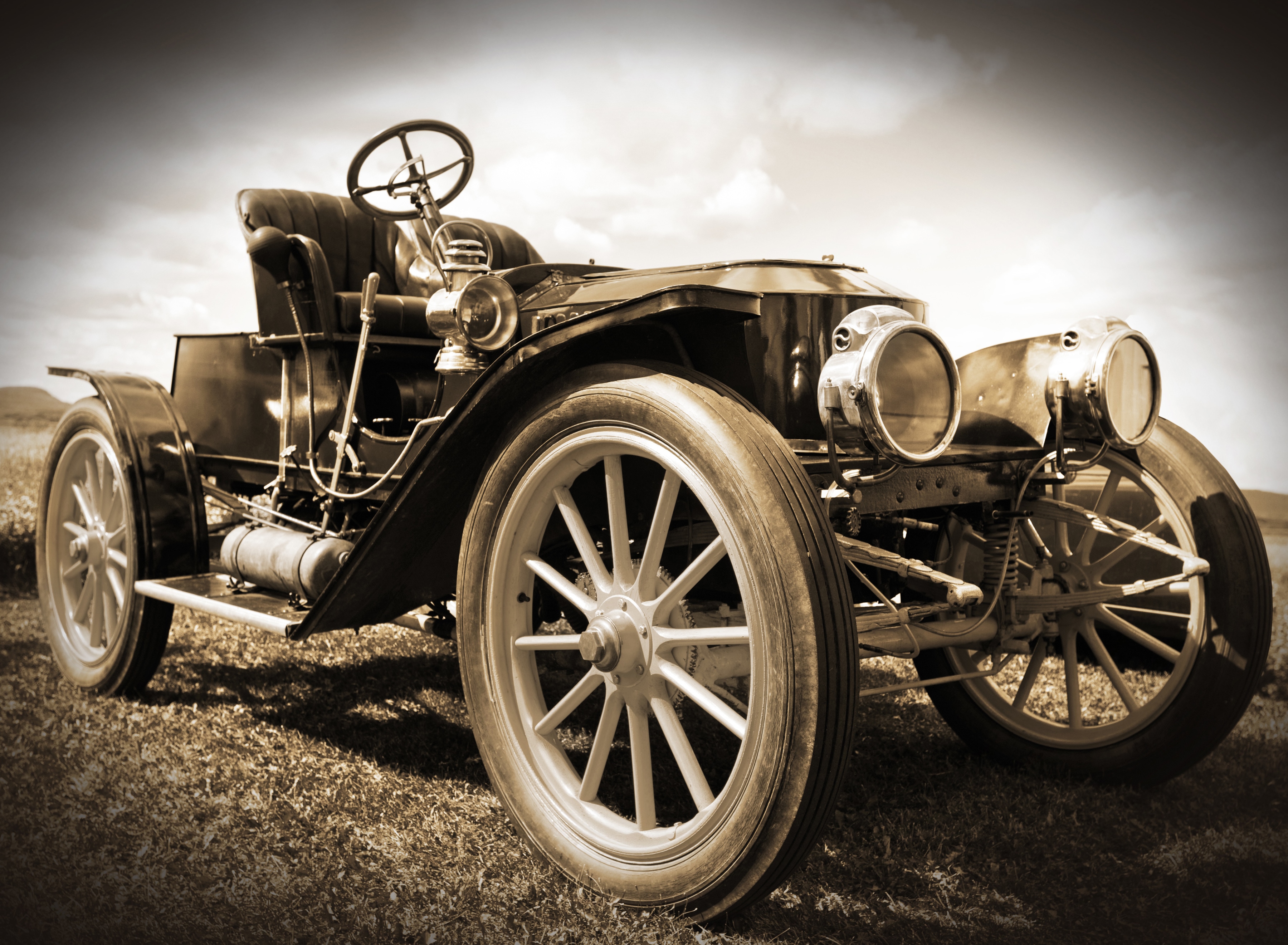 Papermoon Fototapete "Vintage Retro Car" glatt