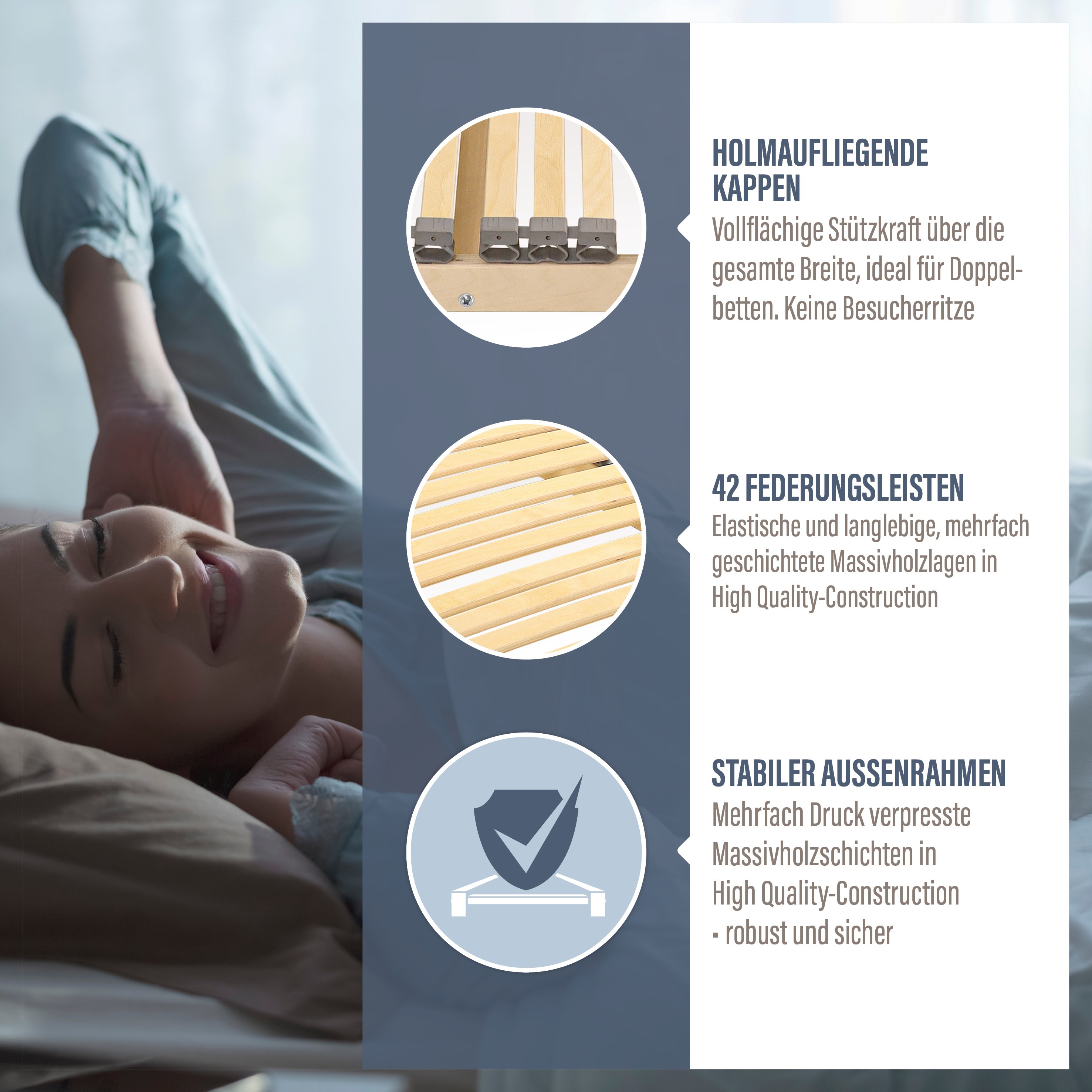 Thumbnail - Beco Lattenrost "Blue Royal NV" ausgezeichnet mit dem Blauen Engel