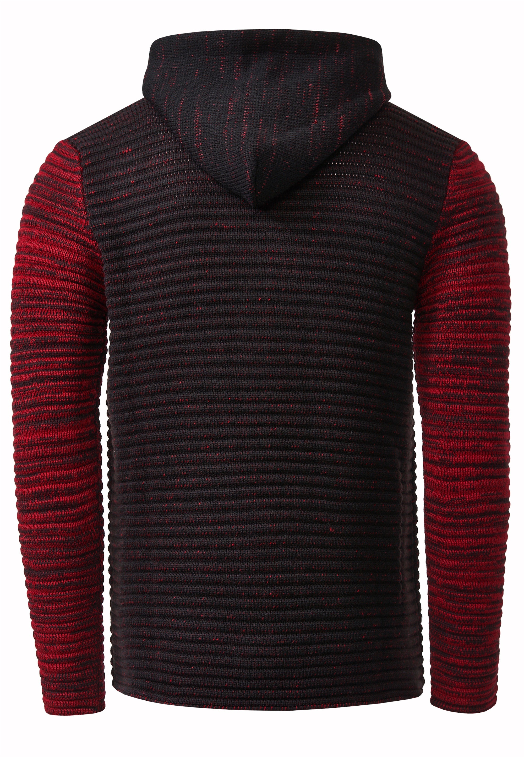 Rusty Neal Strickjacke, mit kuscheliger Kapuze