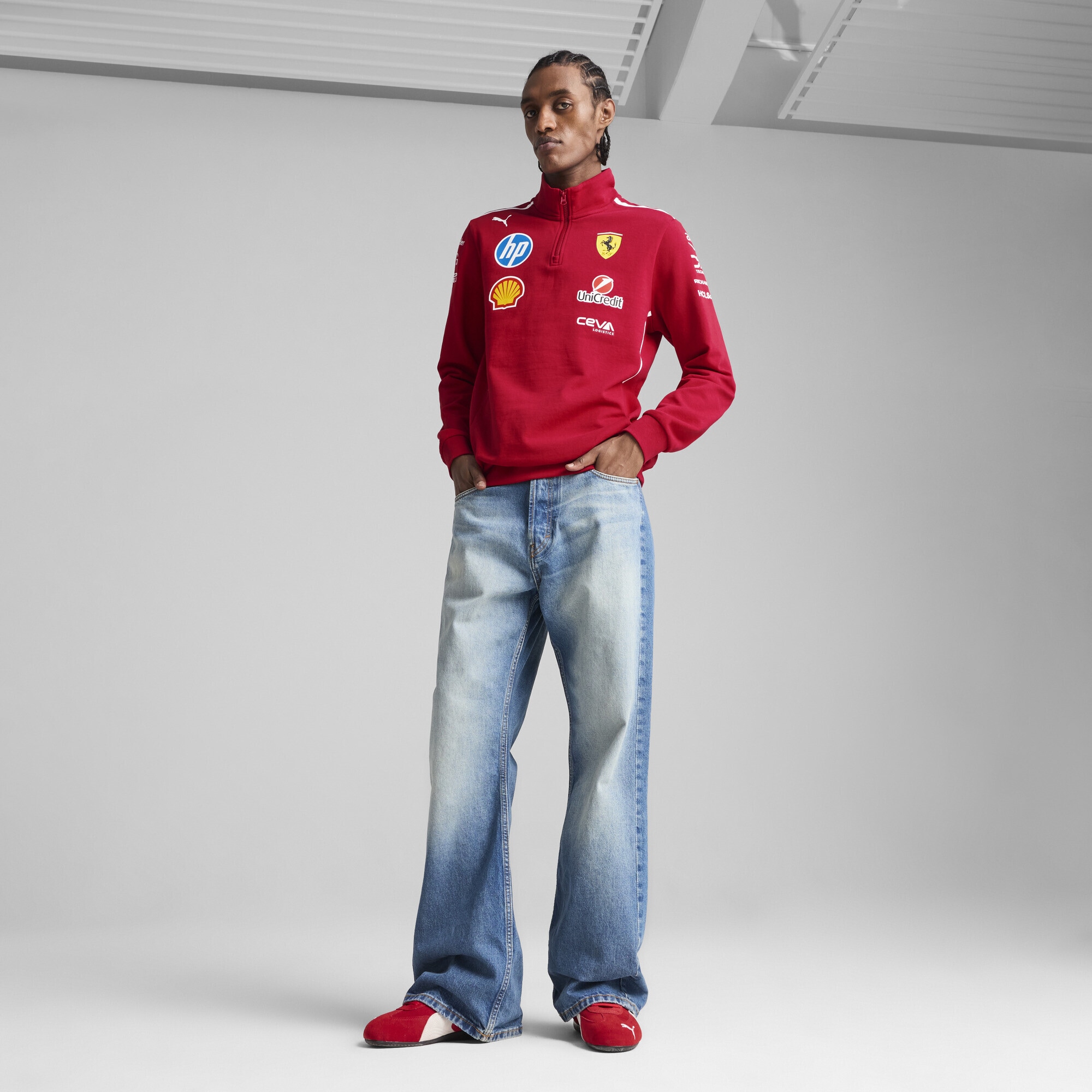 PUMA Sweatshirt »Scuderia Ferrari HP 2025 Team Sweatshirt Herren«