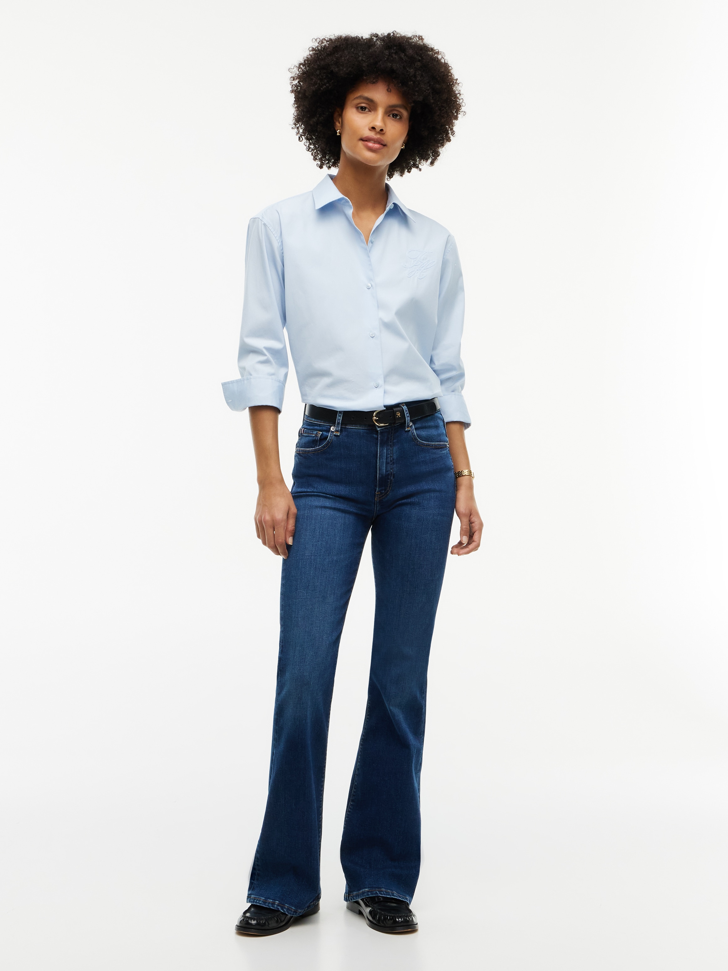 Tommy Hilfiger Bootcut-Jeans »LUNA MID RISE FLARE ESSENTIAL« Baumwollmischung, in ausgestellter Form, mid waist