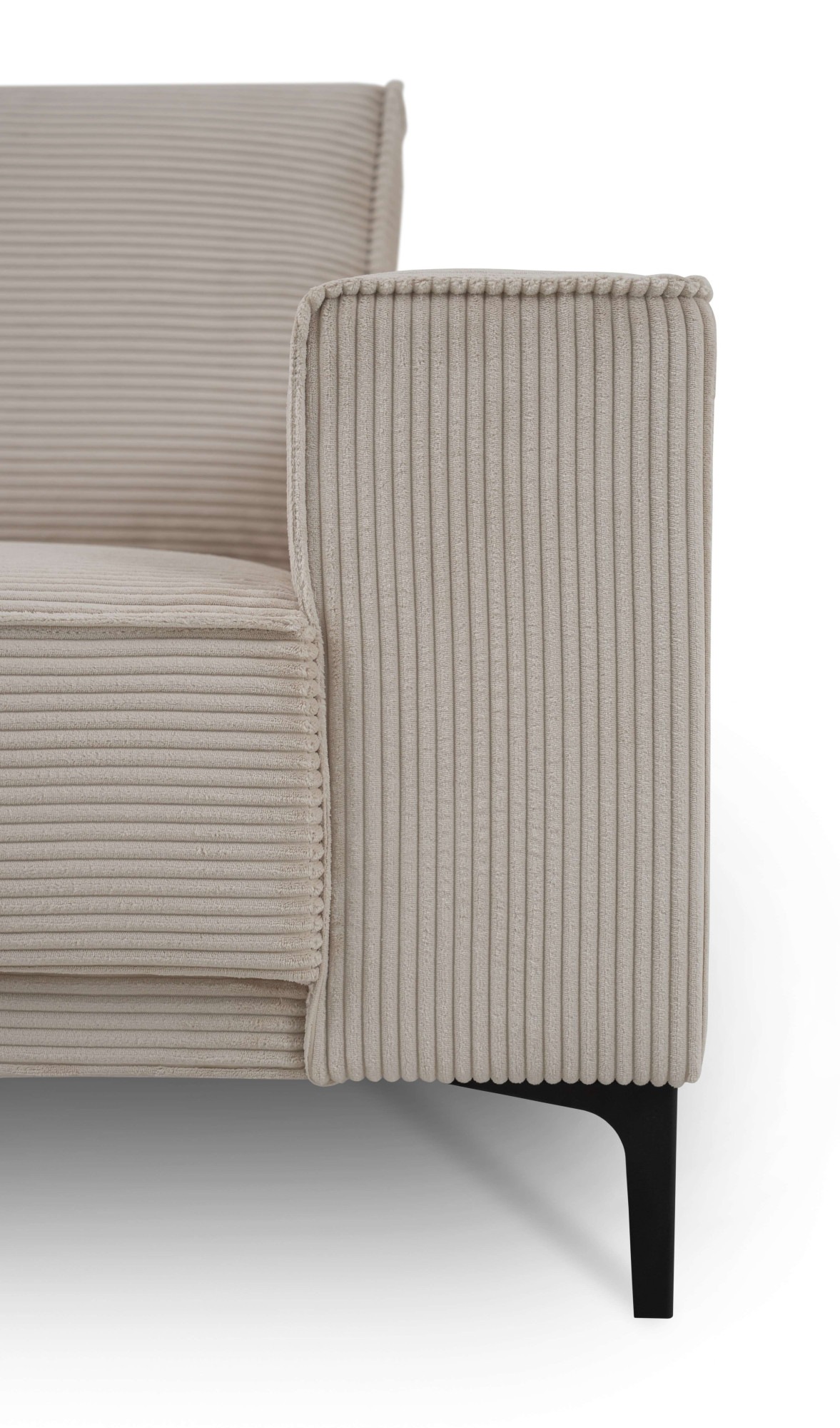 OTTO home Wohnlandschaft »OLAND Cord U-Form, XXL, B: 342 cm, Skandi-Design« Skandi-Design in Struktur, Flachgewebe, Luxus-Microfaser, Boucle