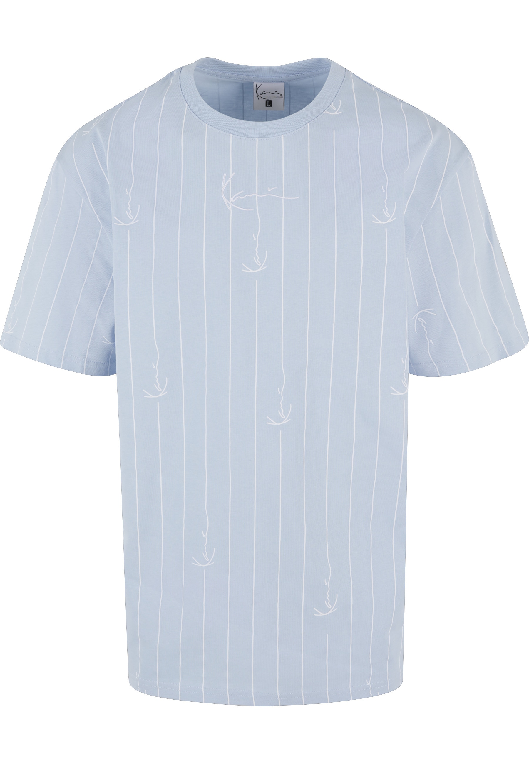 Karl Kani T-Shirt "Karl Kani Herren Karl Kani Small Signature Logo Prinstripe Tee" 1 Stk.