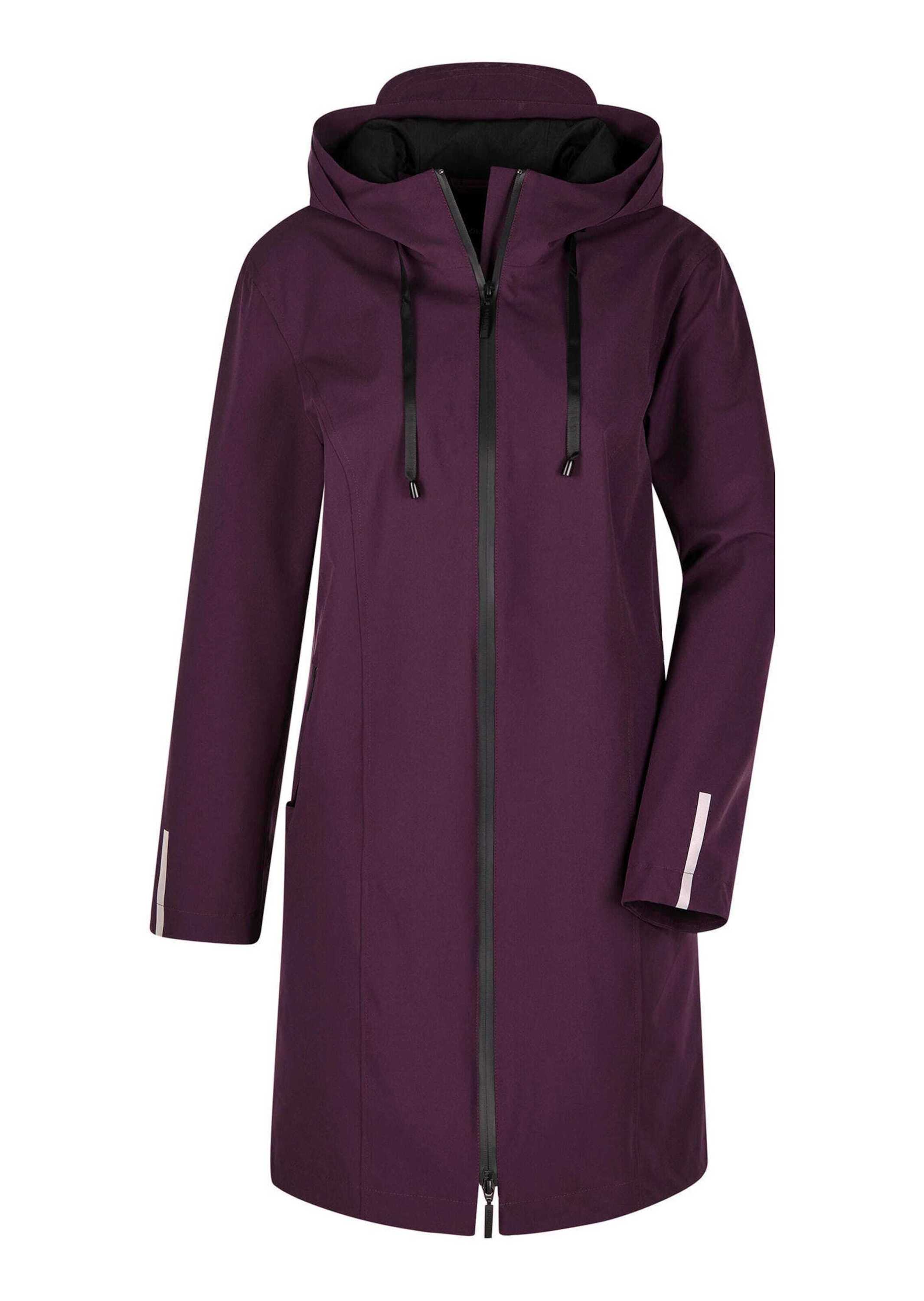 GOLDNER "Wetterfeste Regenjacke mit Kapuze" 2-Wege-Reißverschluss