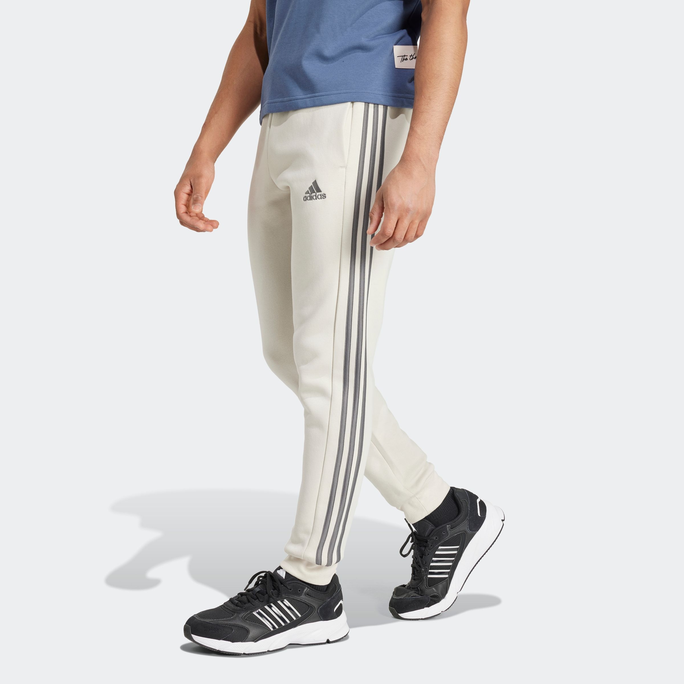 Thumbnail - adidas Sportswear Sporthose "ESSENTIALS 3STREIFEN TAPERED CUFF HOSE", (1 tlg.), Jogginghose aus Baumwollmix