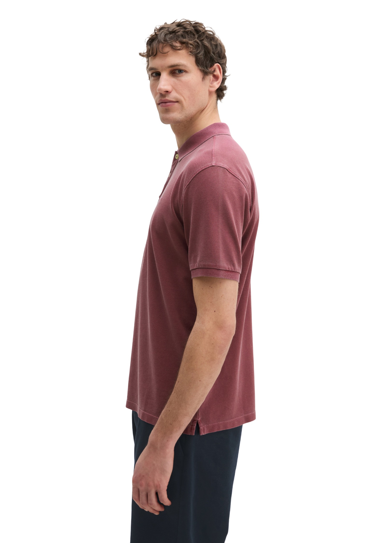 Marc OPolo Poloshirt "aus Bio-Baumwolle" günstig online kaufen