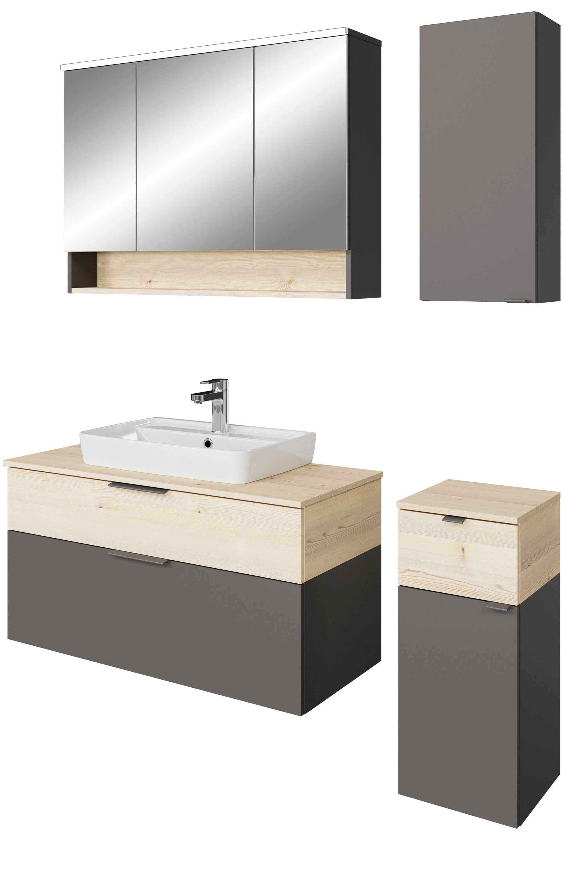 Saphir Badmöbel-Set "Quickset 394" Komplett-Set, 5 Stk. tlg. günstig online kaufen