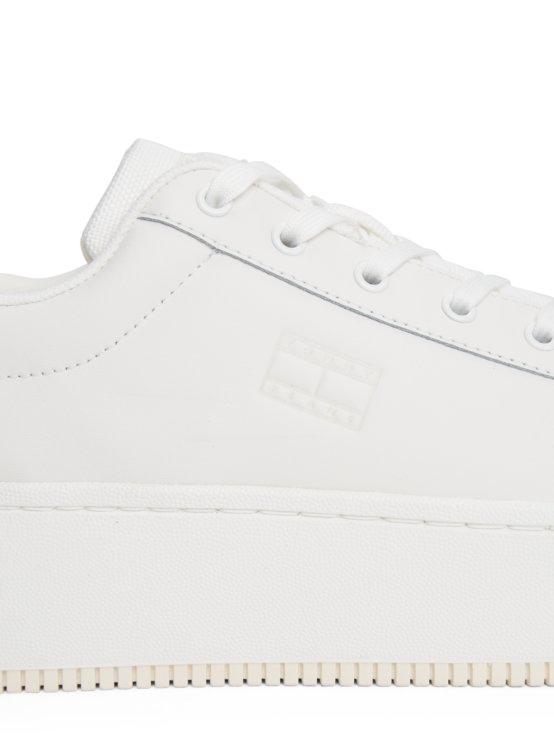 Thumbnail - Tommy Jeans Plateausneaker "TJW FLATFORM PEARLIZED SNEAKER", Freizeitschuh, Halbschuh, Schnürschuh mit weichem Schaftran...